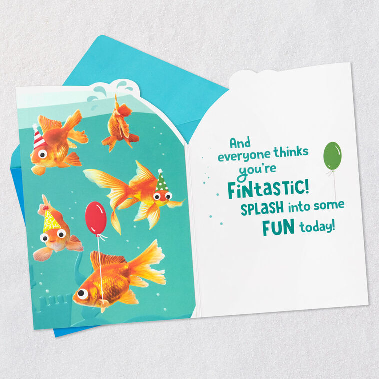 You're Fintastic Birthday Card for Kid, , large image number 3