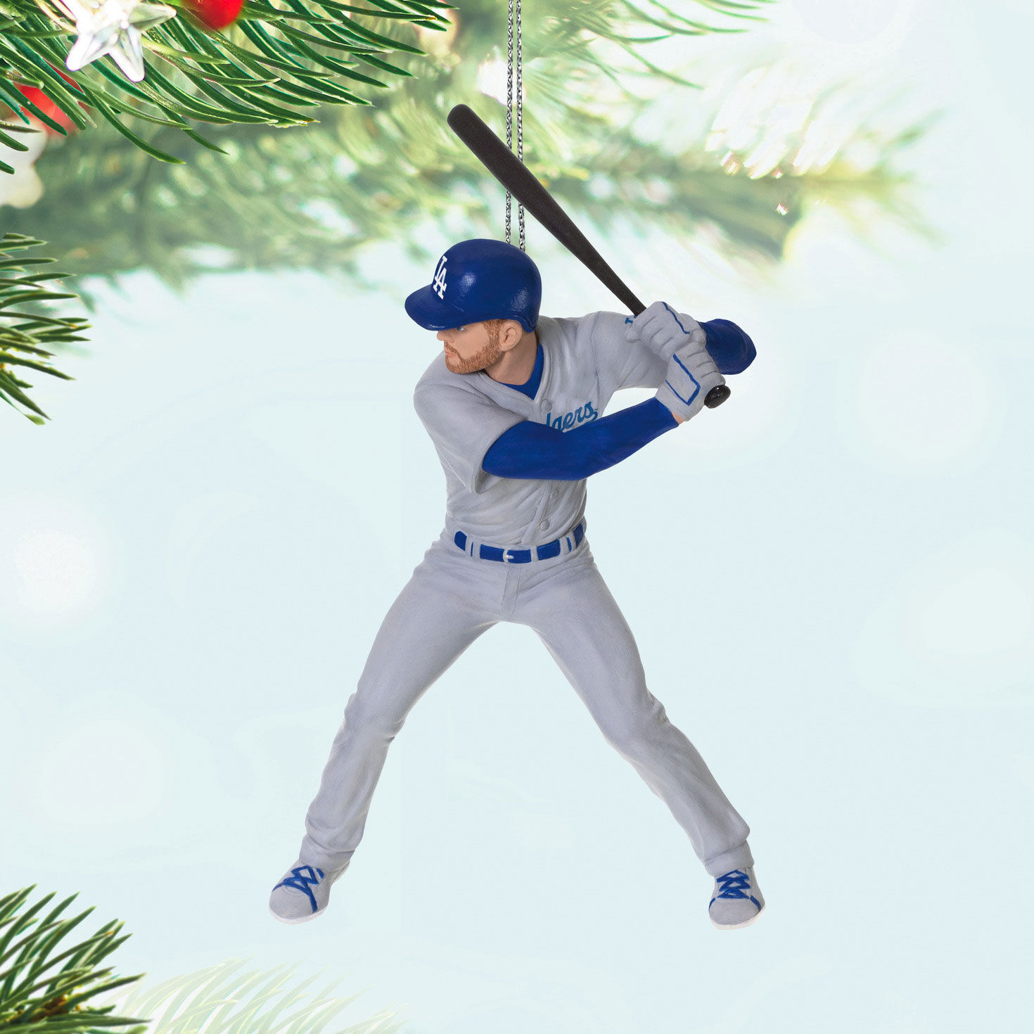 Dodgers Freddie Freeman Keepsake Ornament hanging on tree image number 2
