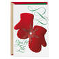 You & Me Mittens Romantic Christmas Card, , large image number 1
