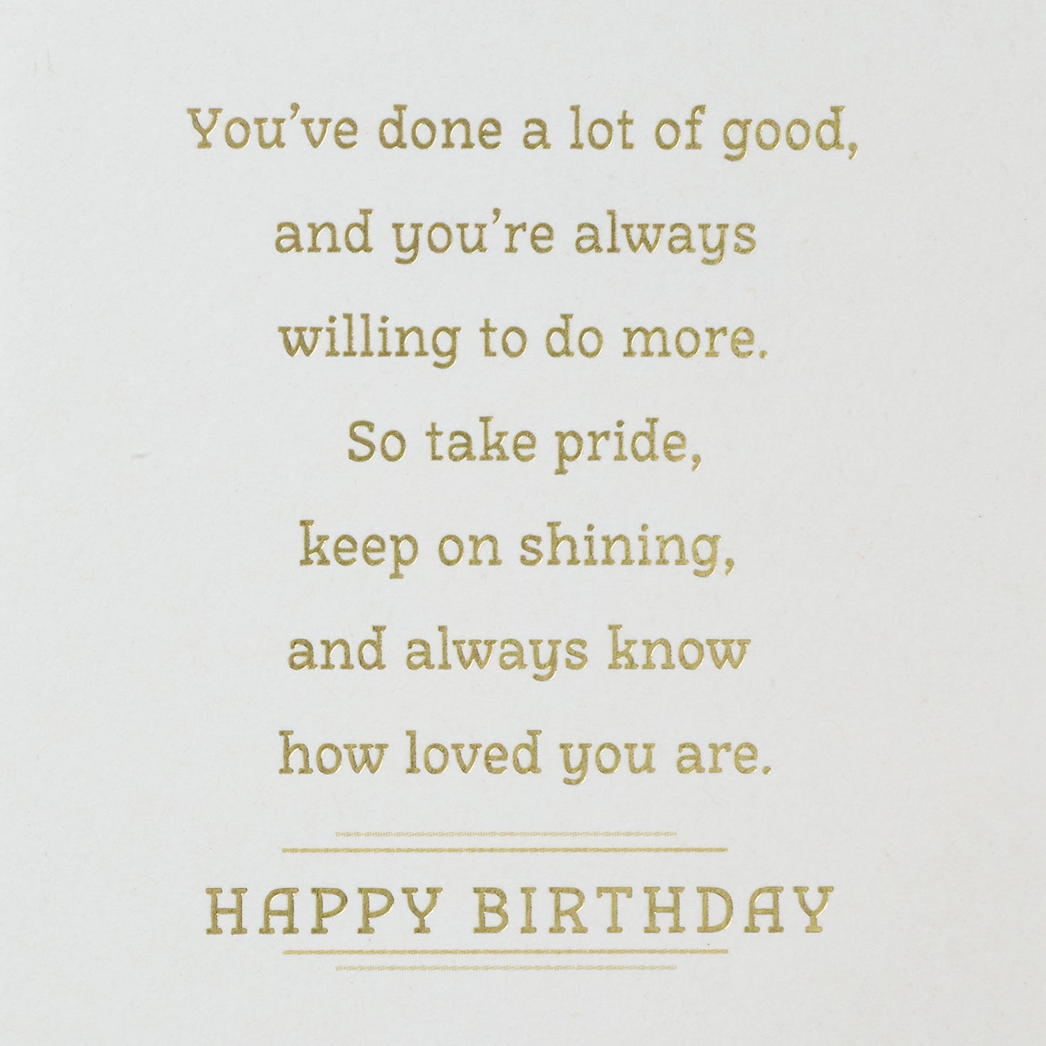 Gold 80th Birthday Card Sentiment image number 3
