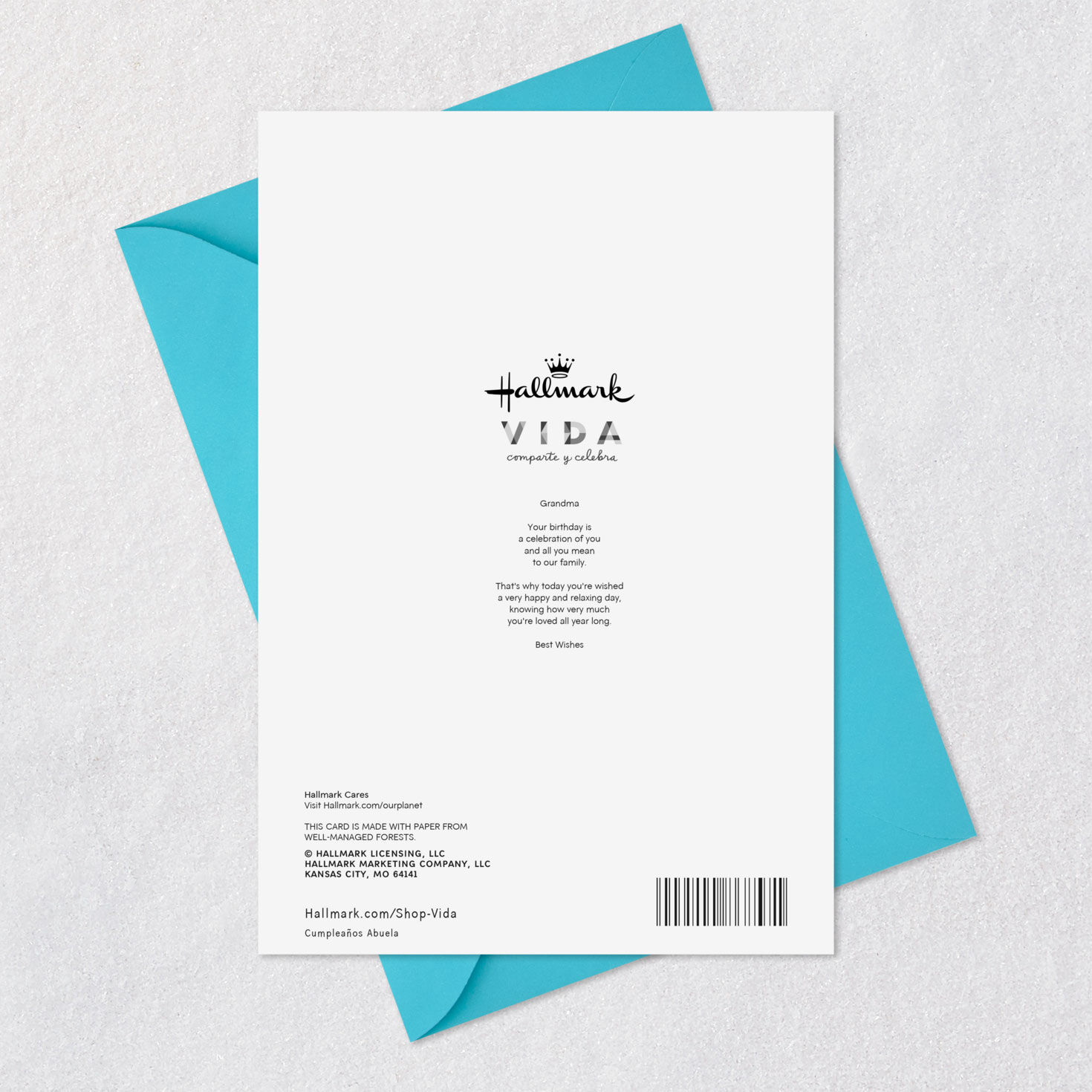 You're Loved All Year Long Spanish-Language Birthday Card for Grandma, , large image number 7