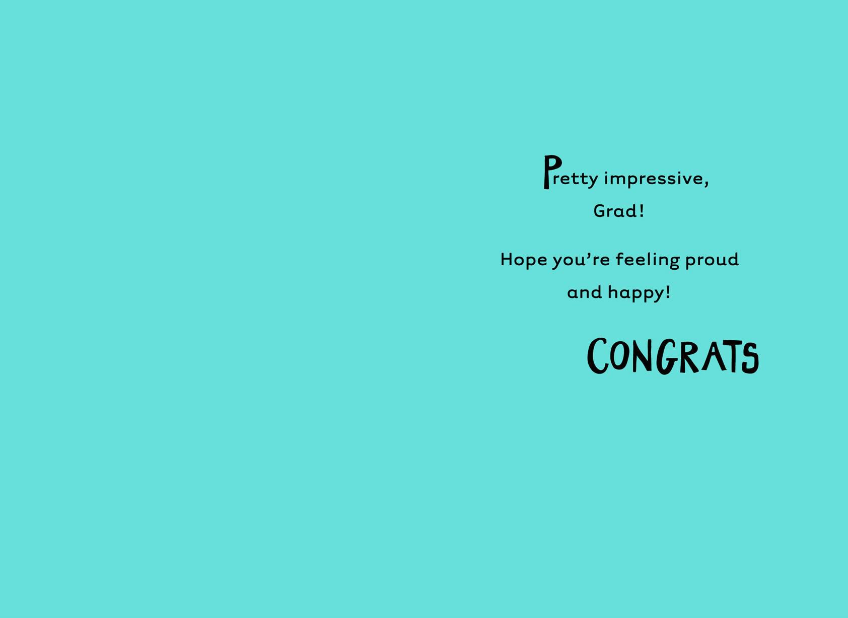 Wow Fireworks Graduation Card