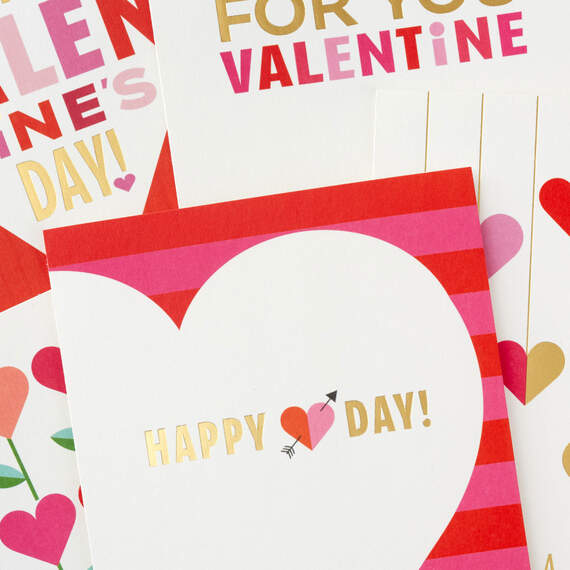 Modern Hearts Boxed Valentine's Day Cards, Pack of 36, , large image number 6