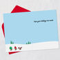 Gingerbread House with Ants Cartoon Christmas Card Open card with envelope image number 3
