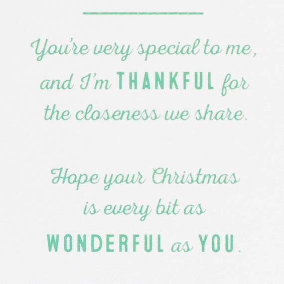 You're Like a Daughter to Me Christmas Card for Niece, , large image number 2