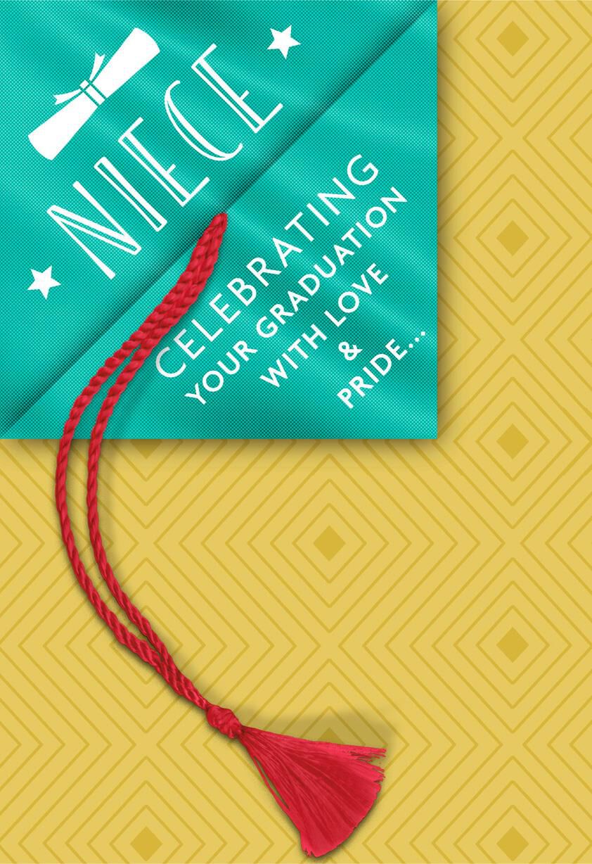 Much Happiness, Niece Graduation Card With Tassel