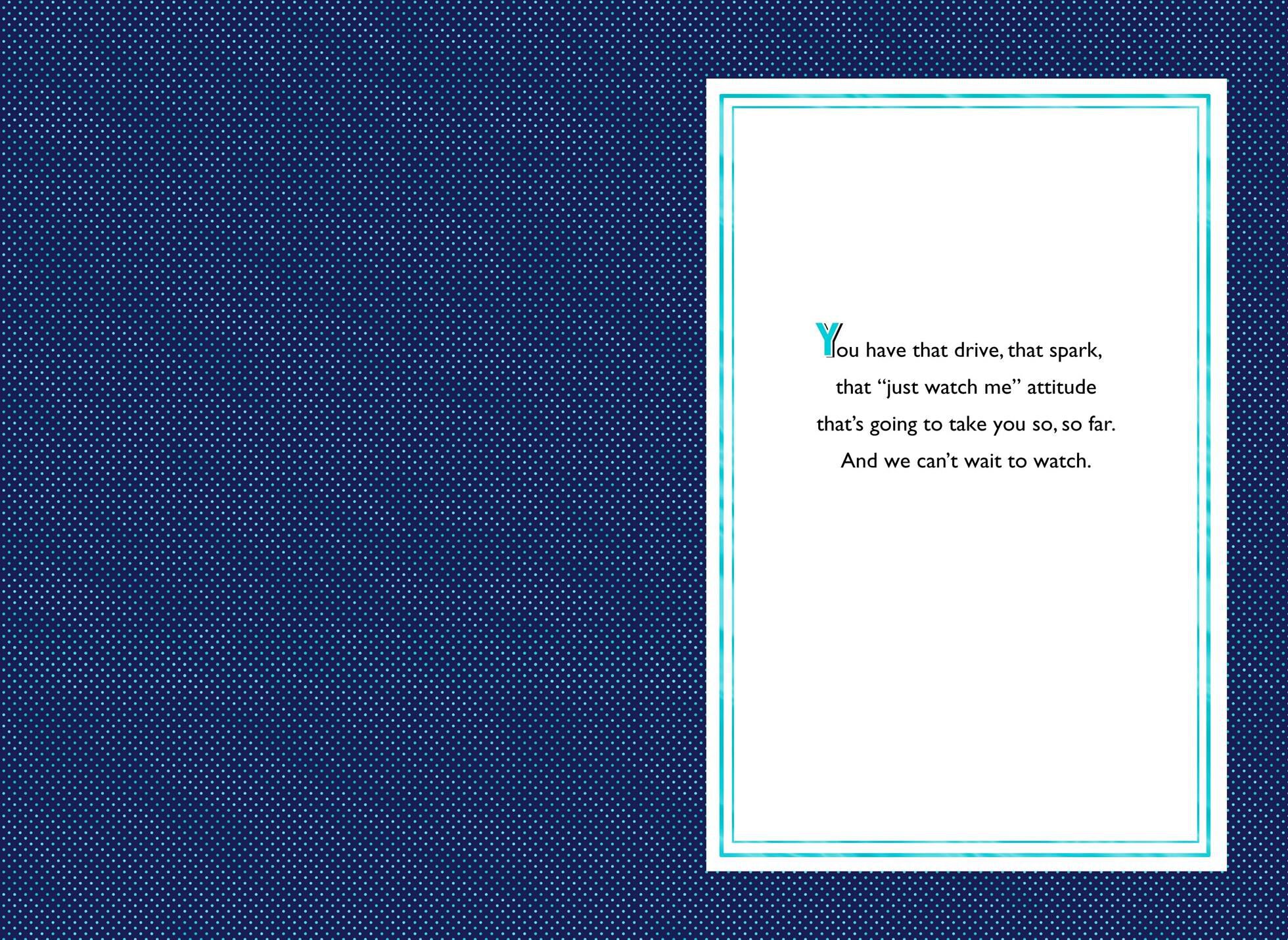 Change the World Graduation Card for Nephew