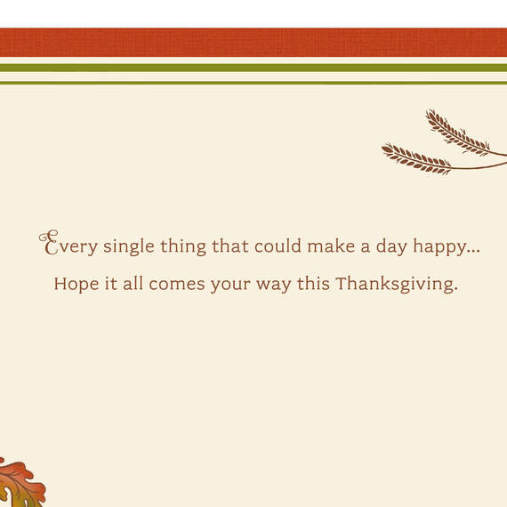 A Day of Happy Thanksgiving Card, , large image number 2