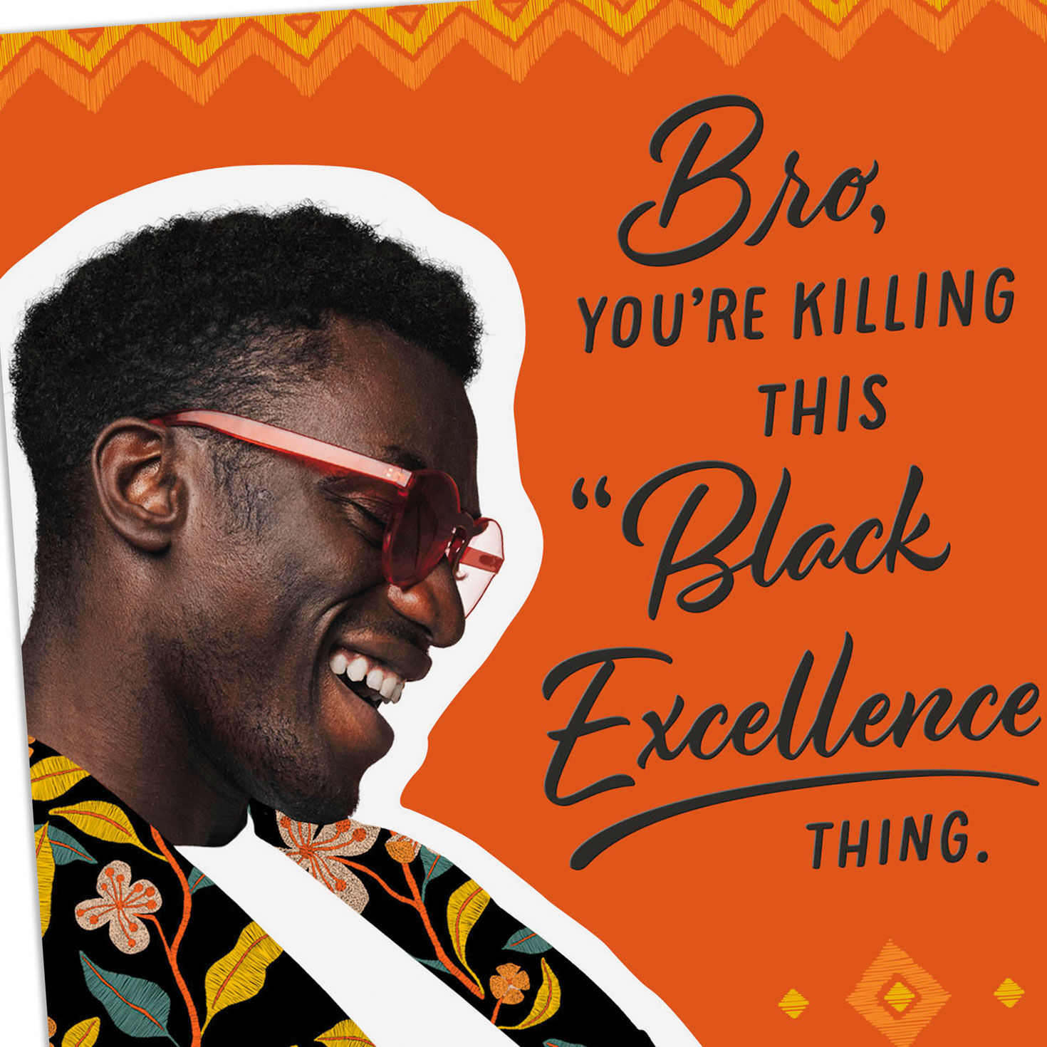 Black Excellence Birthday Card for Him, , large image number 4