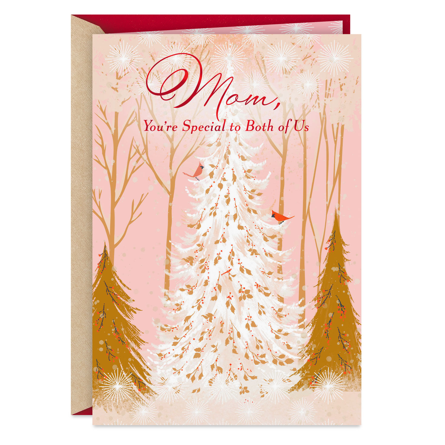 You're Special to Both of Us Christmas Card for Mom