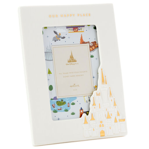 Walt Disney World 50th Anniversary Our Happy Place Picture Frame, 4x6, 