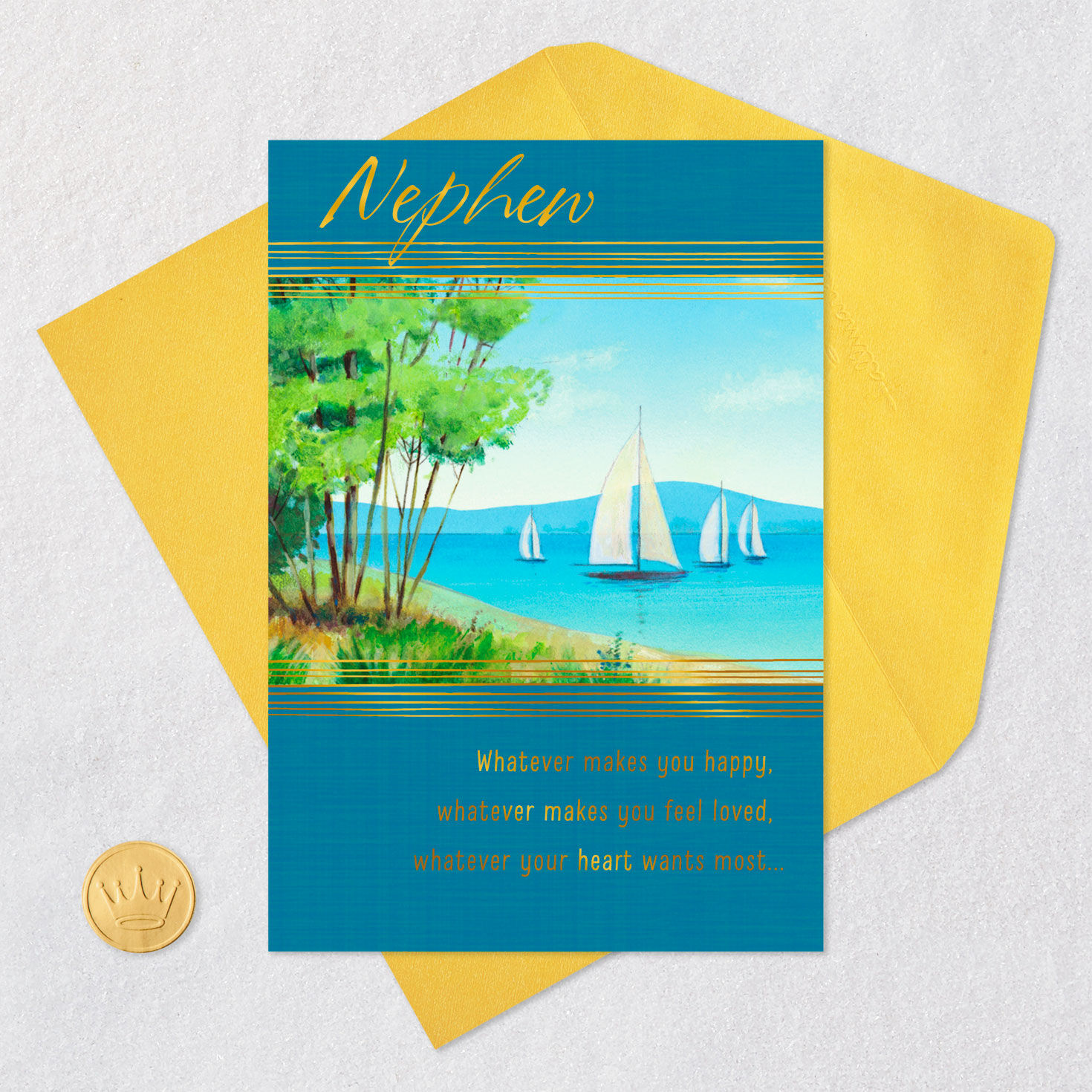 Wishing You Whatever Makes You Feel Happy Birthday Card for Nephew for only USD 2.50 | Hallmark