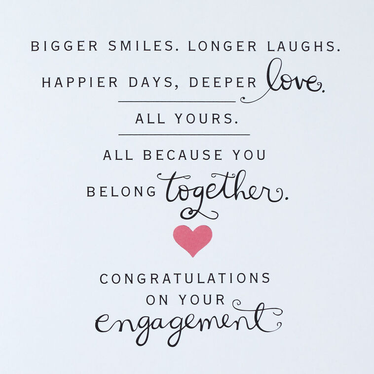 Engagement Congratulations Greeting Card Engagement Congratulations Greeting Card