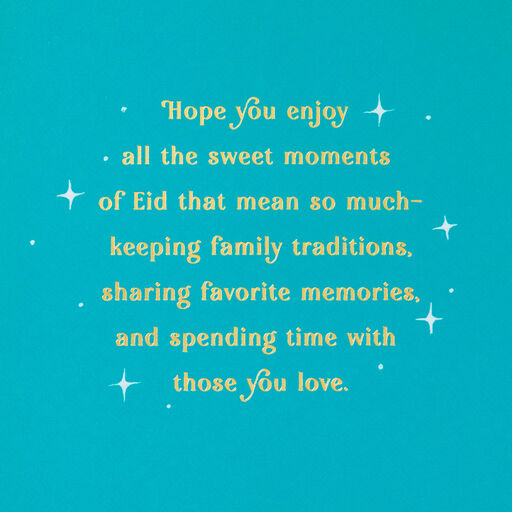 Traditions, Memories and Loved Ones Eid Card, 