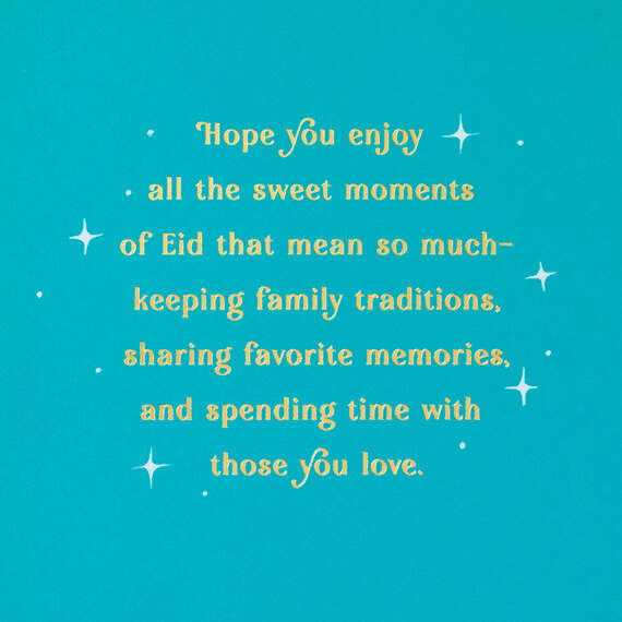 Traditions, Memories and Loved Ones Eid Card, , large image number 2
