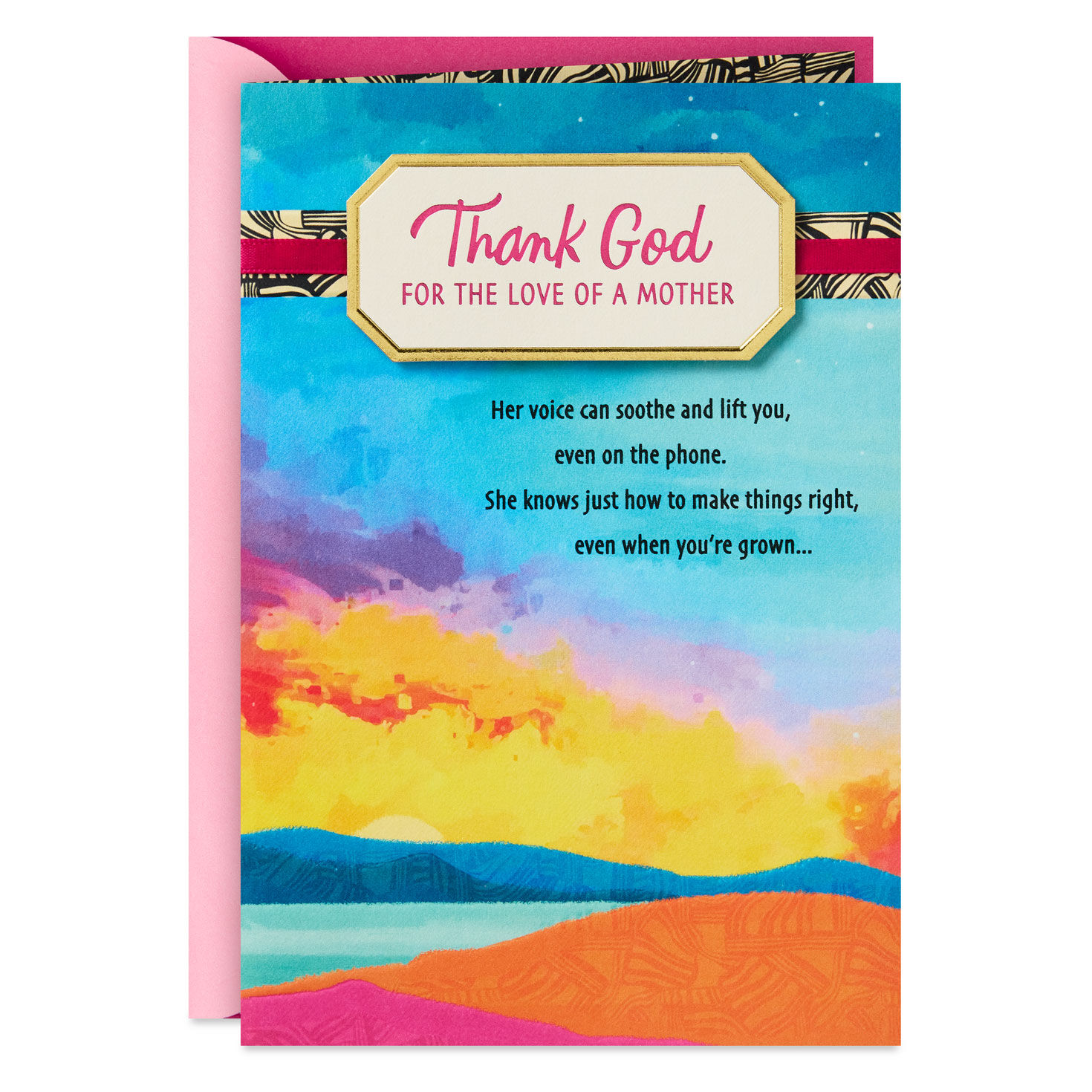 Thanking God for Your Love Mother's Day Card for Mom