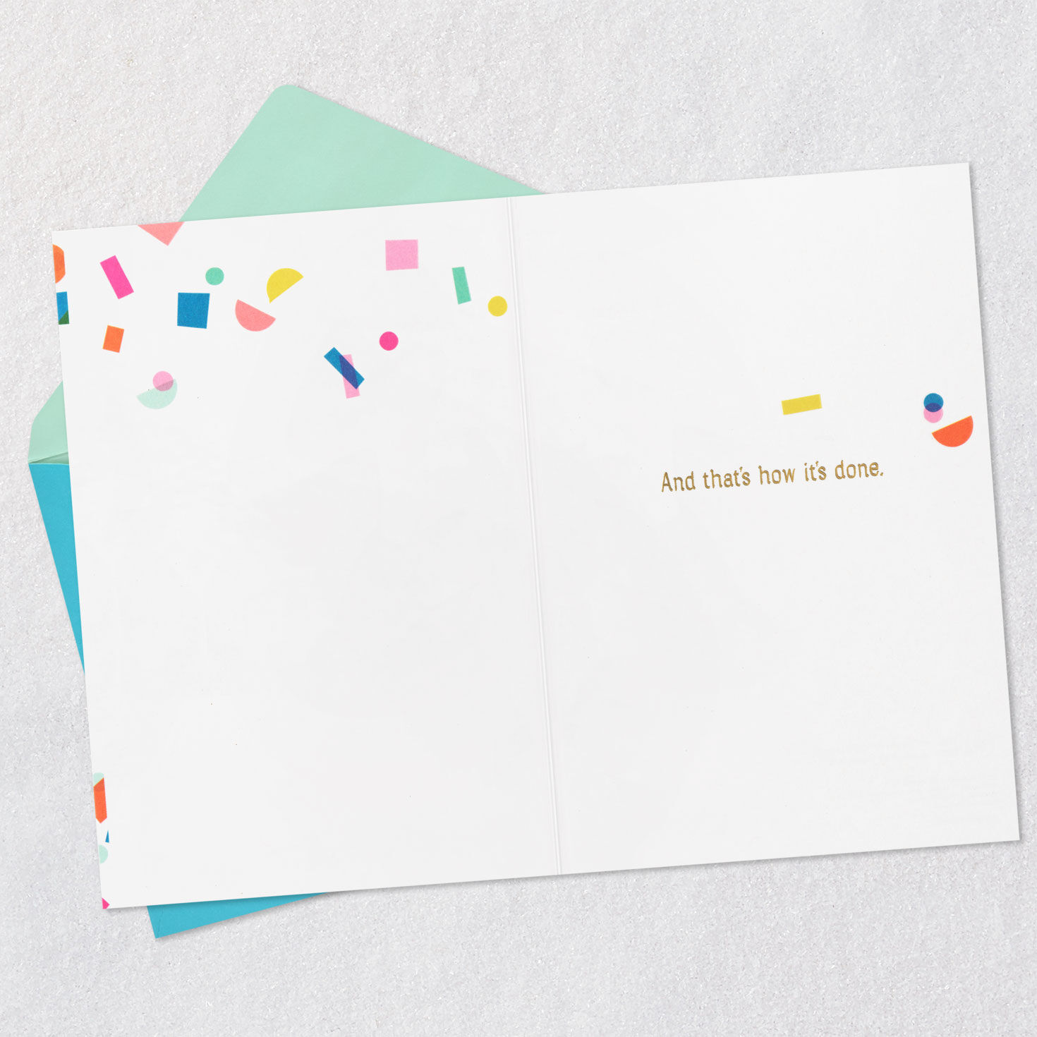 That's How It's Done Congratulations Card, , large image number 3