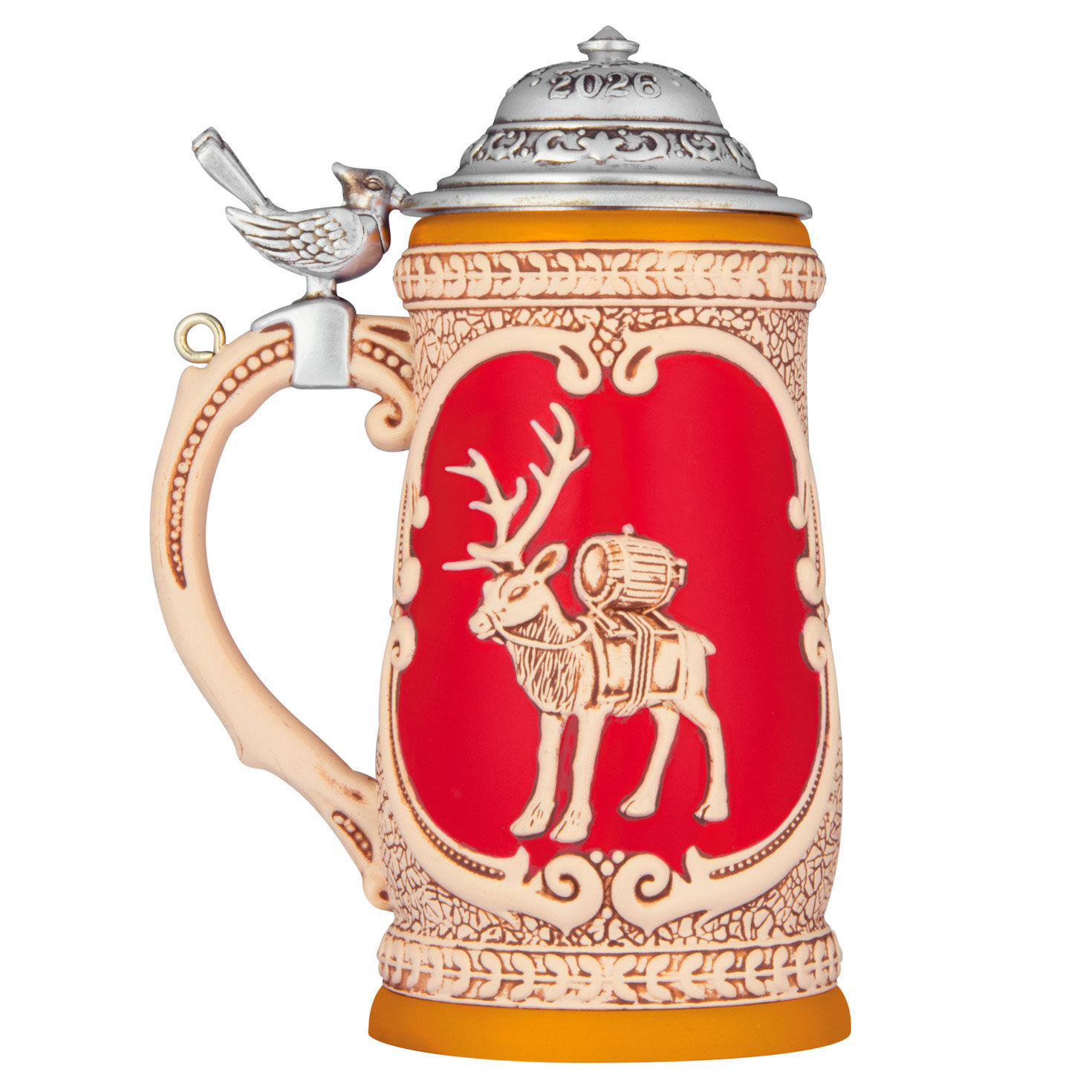 Beer Stein 2026 Keepsake Ornament Back image number 6