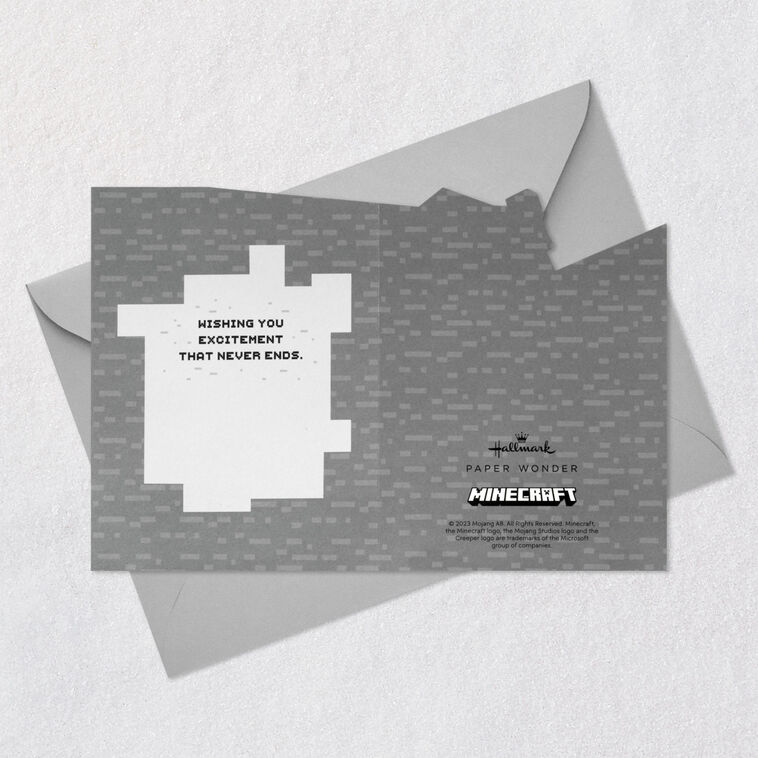 Minecraft Build, Explore, Create 3D Pop-Up Card for Kids Minecraft Build, Explore, Create 3D Pop-Up Card for Kids