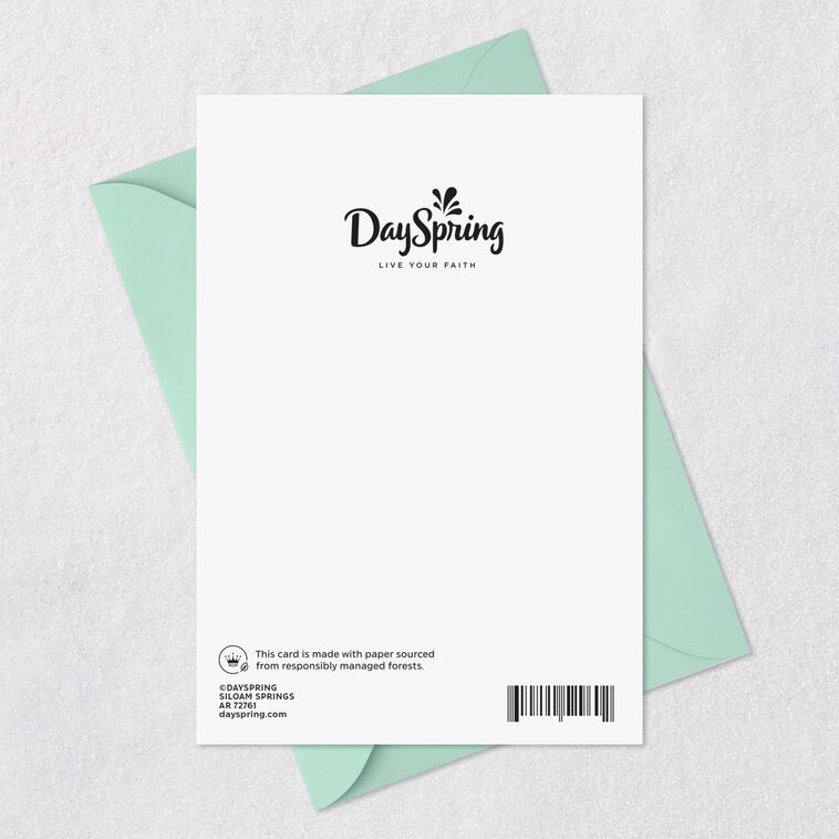 Pink Flowers Religious Thinking of You Card for Her  image number 7