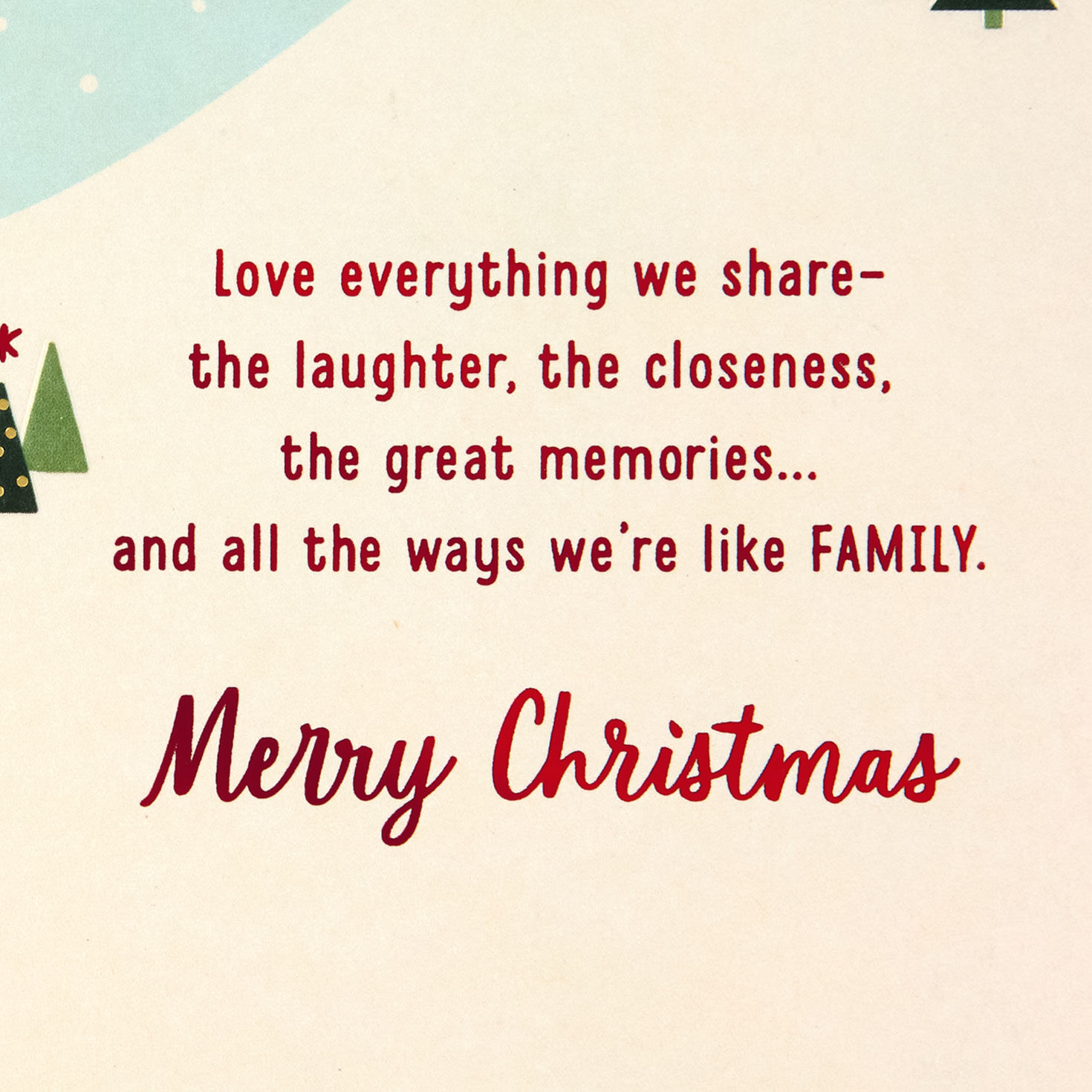 Love All the Ways We're Like Family Christmas Card for only USD 4.59 | Hallmark