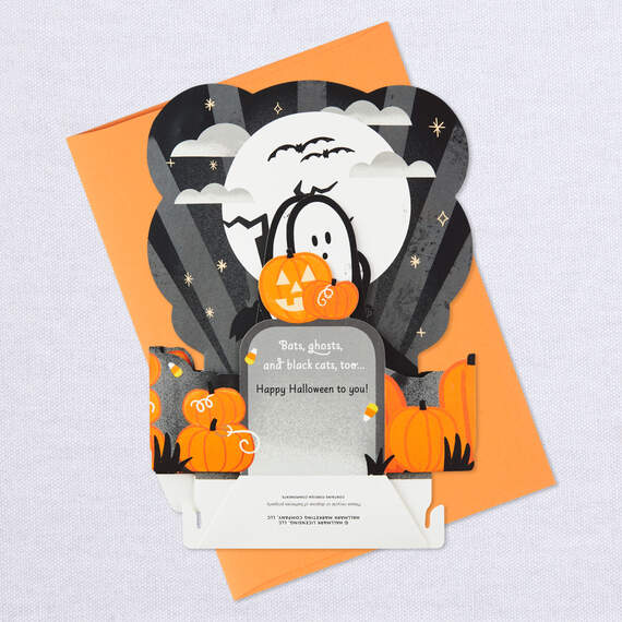 Graveyard Scene 3D Pop-Up Musical Halloween Card With Light, , large image number 6