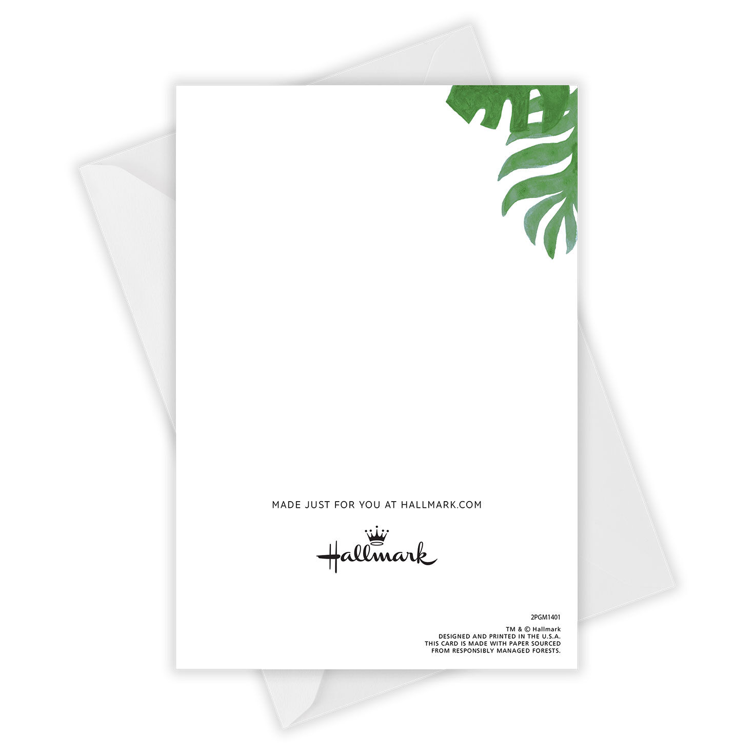 Personalized Tropical Fern Photo Collage Photo Card  image number 5