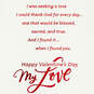 Blessed and True Love Romantic Valentine's Day Card, , large image number 3
