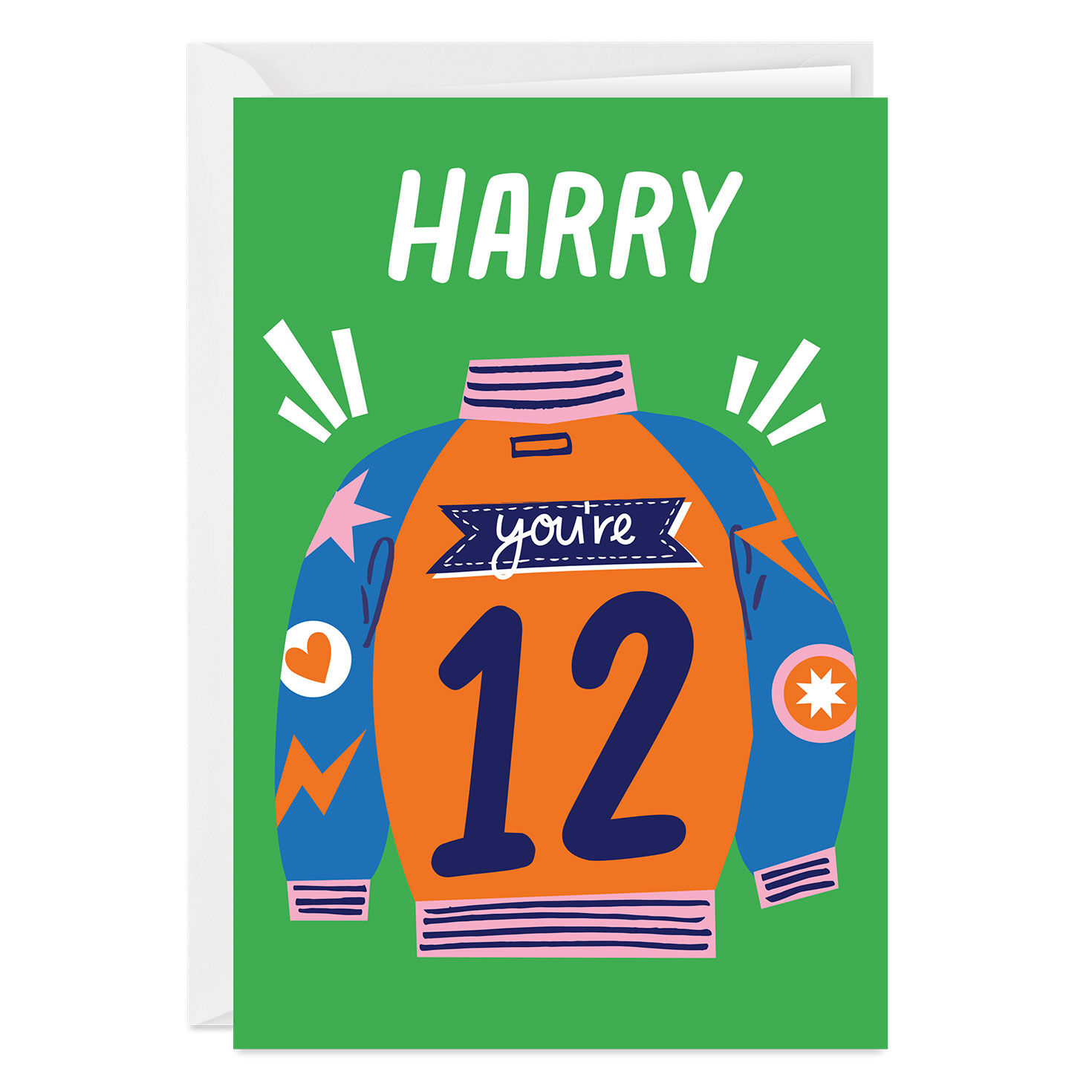 Fun Letter Jacket Custom Birthday Card for only USD 4.99 | Hallmark