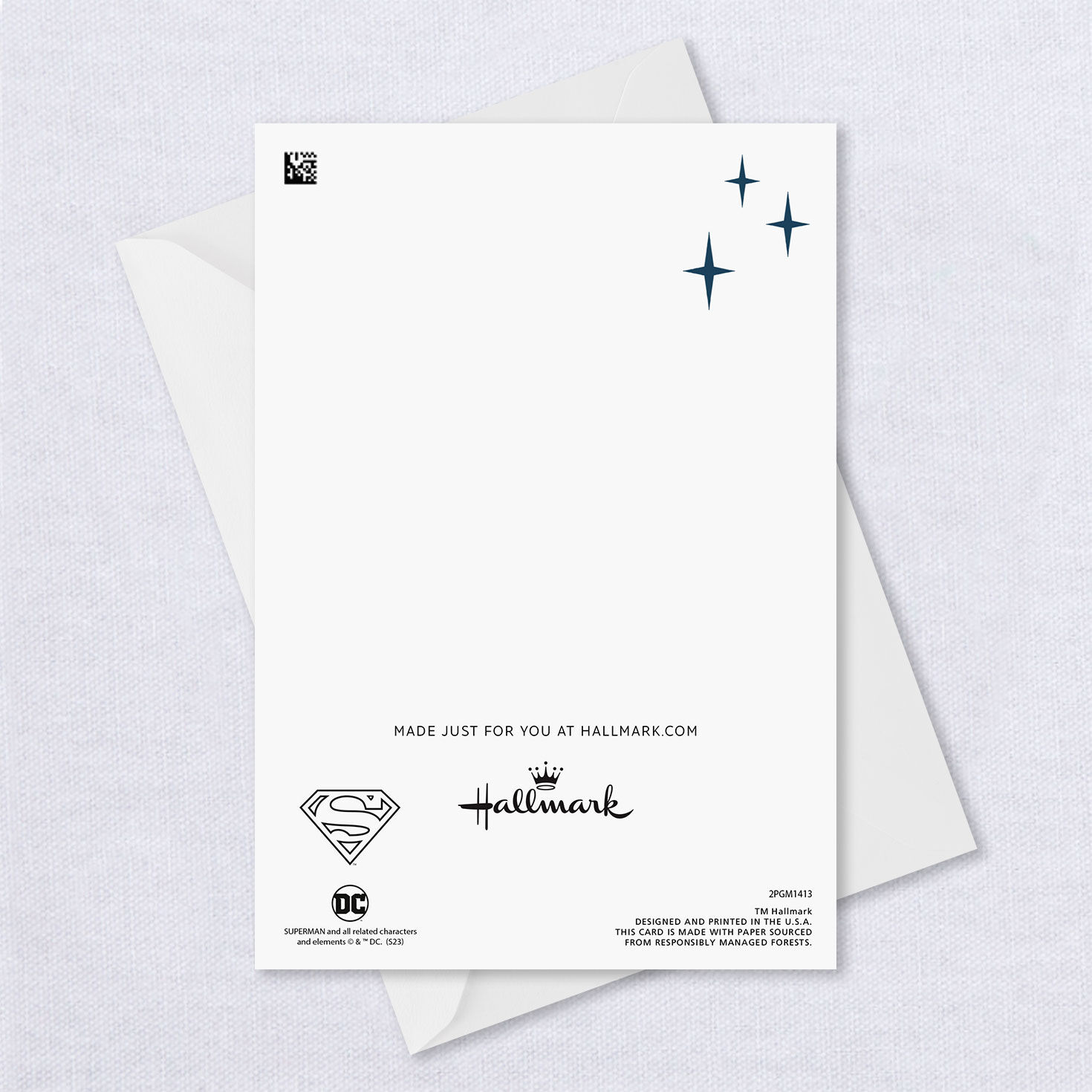 Personalized DC&trade; Superman&trade; Logo Photo Card, , large image number 3