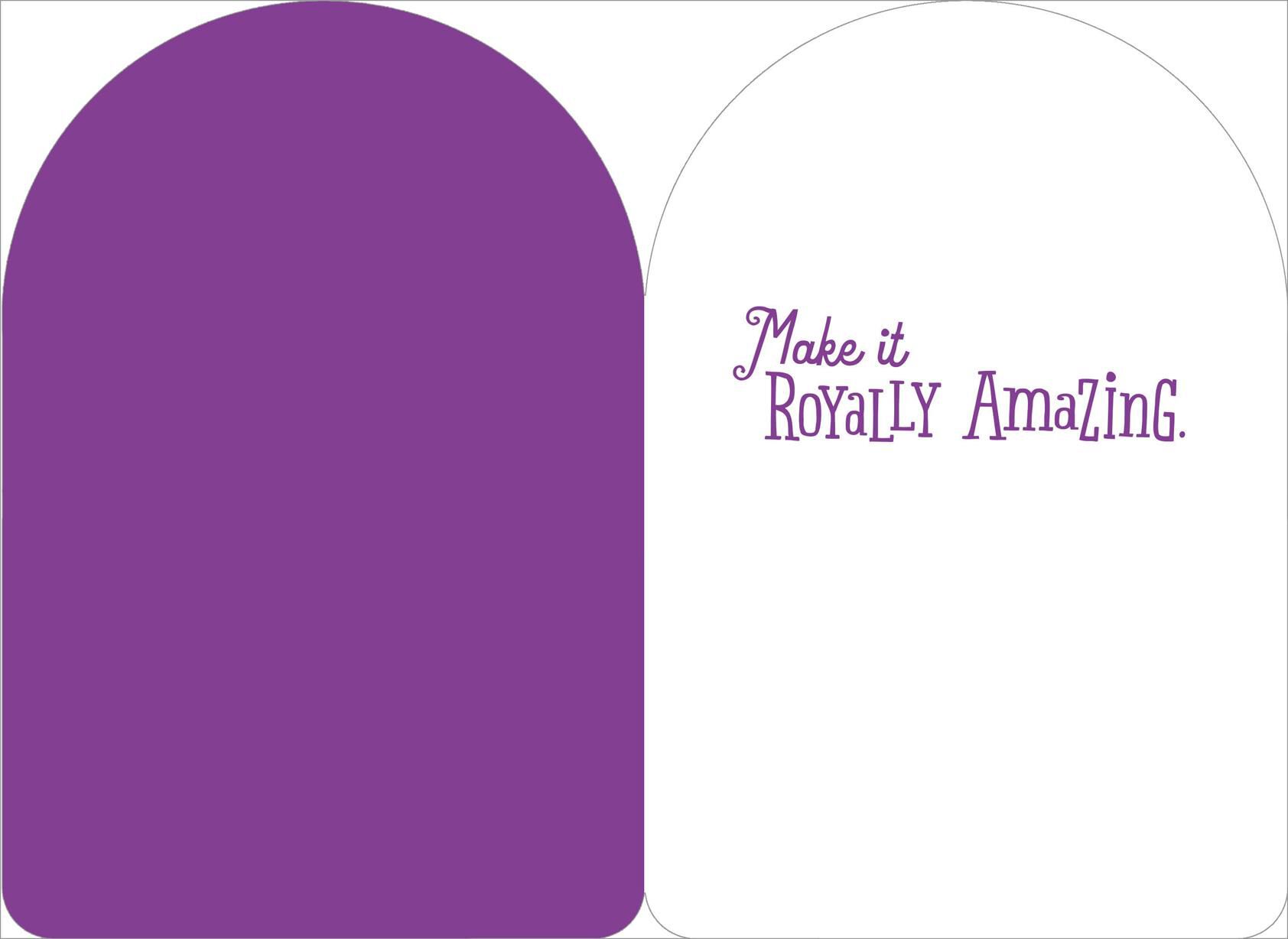 Disney Descendants Mal and Evie You Rule Just Because Card