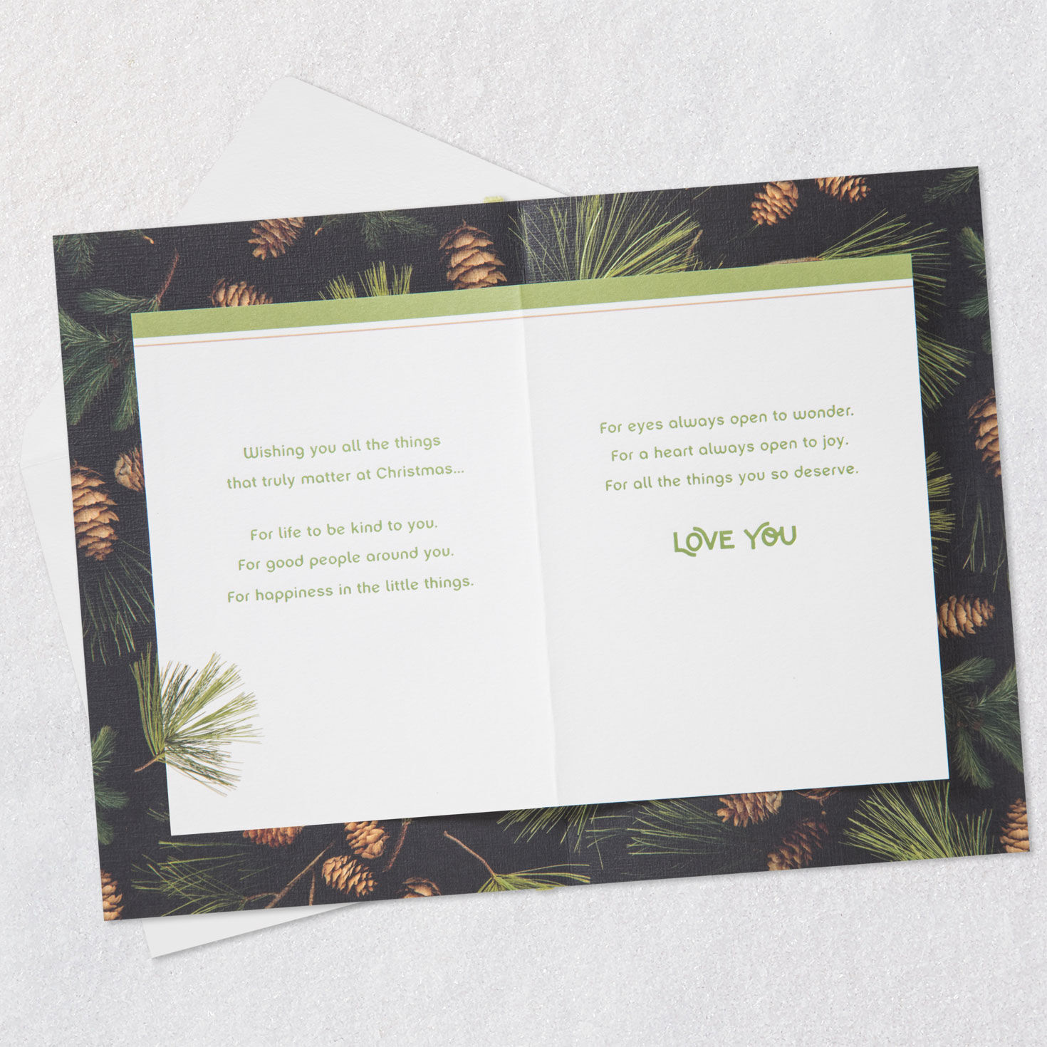 Loving Wishes for You Christmas Card for Son, , large image number 4