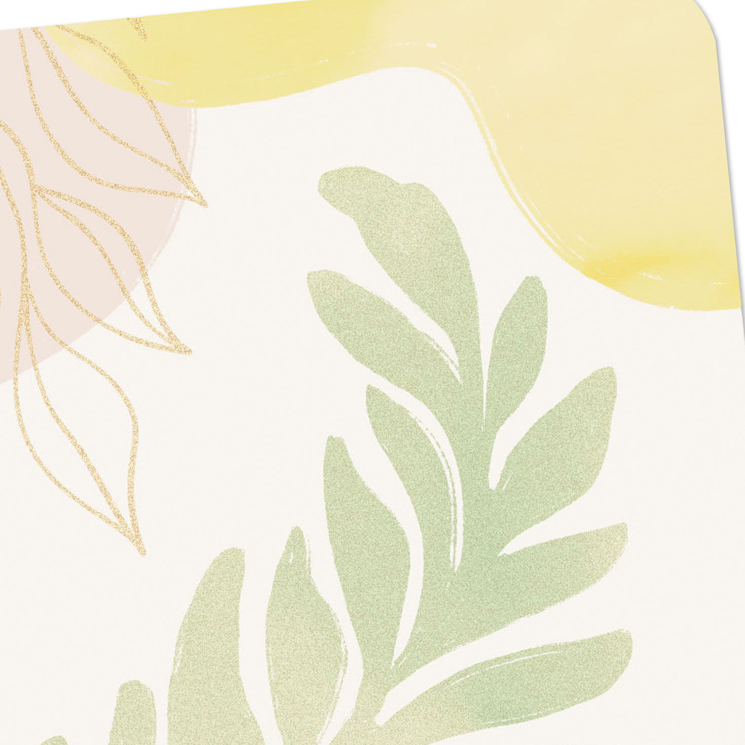 Abstract Pastel Leaf Print Blank Card for only USD 2.99 | Hallmark