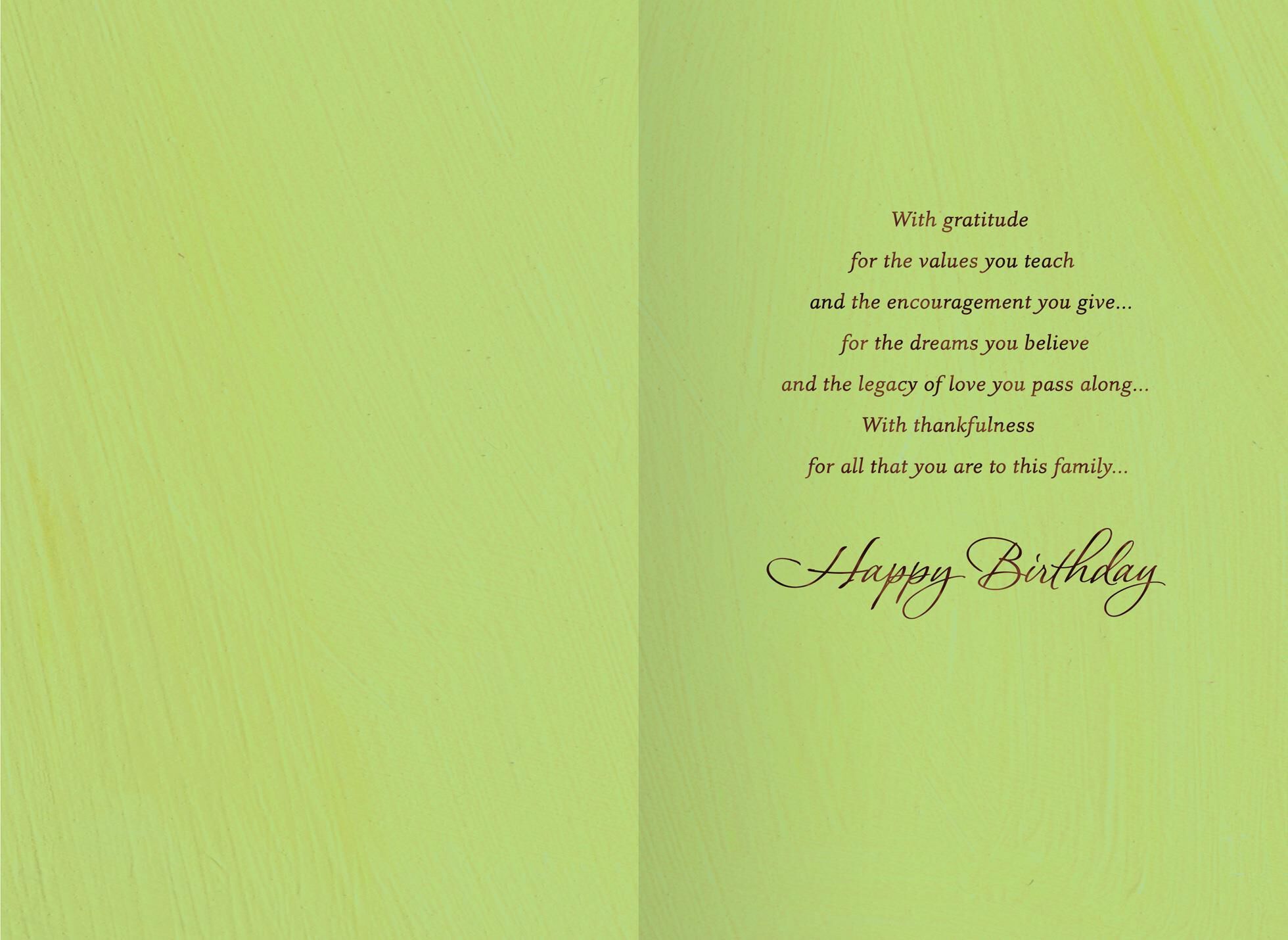 A Father's Love Birthday Card