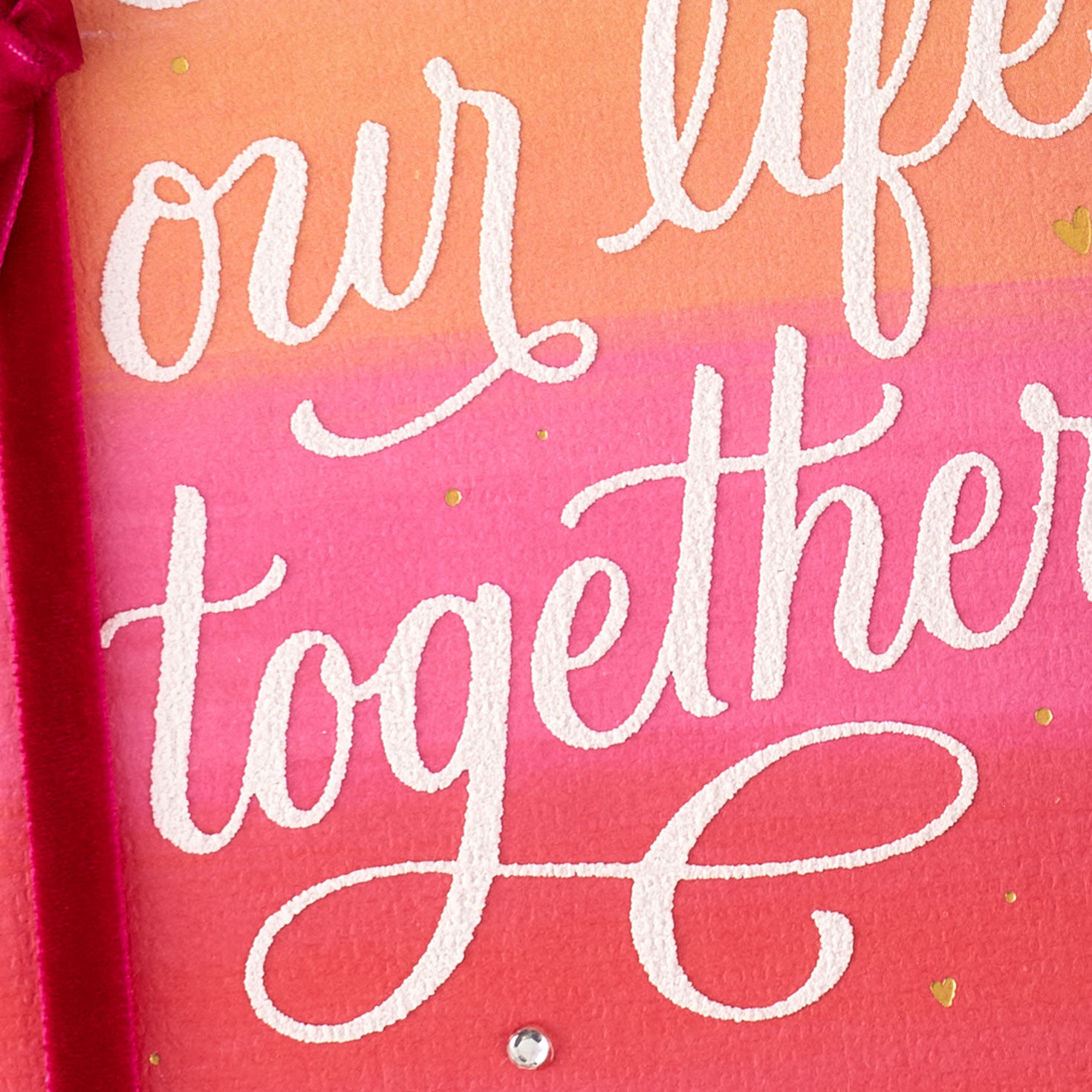 Brushstroke Valentine's Day Card for Wife Card Front Detail image number 6