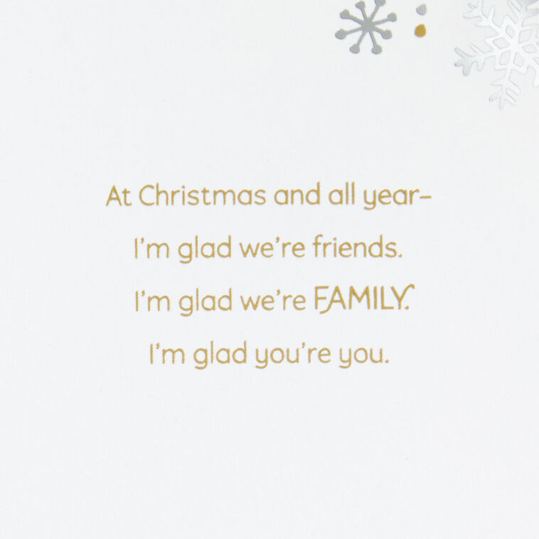 So Glad We're Family and Friends Christmas Card for Relative, , large image number 3