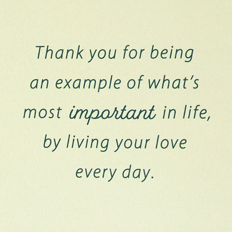 Two Green Hearts Anniversary Card for Parents  image number 3