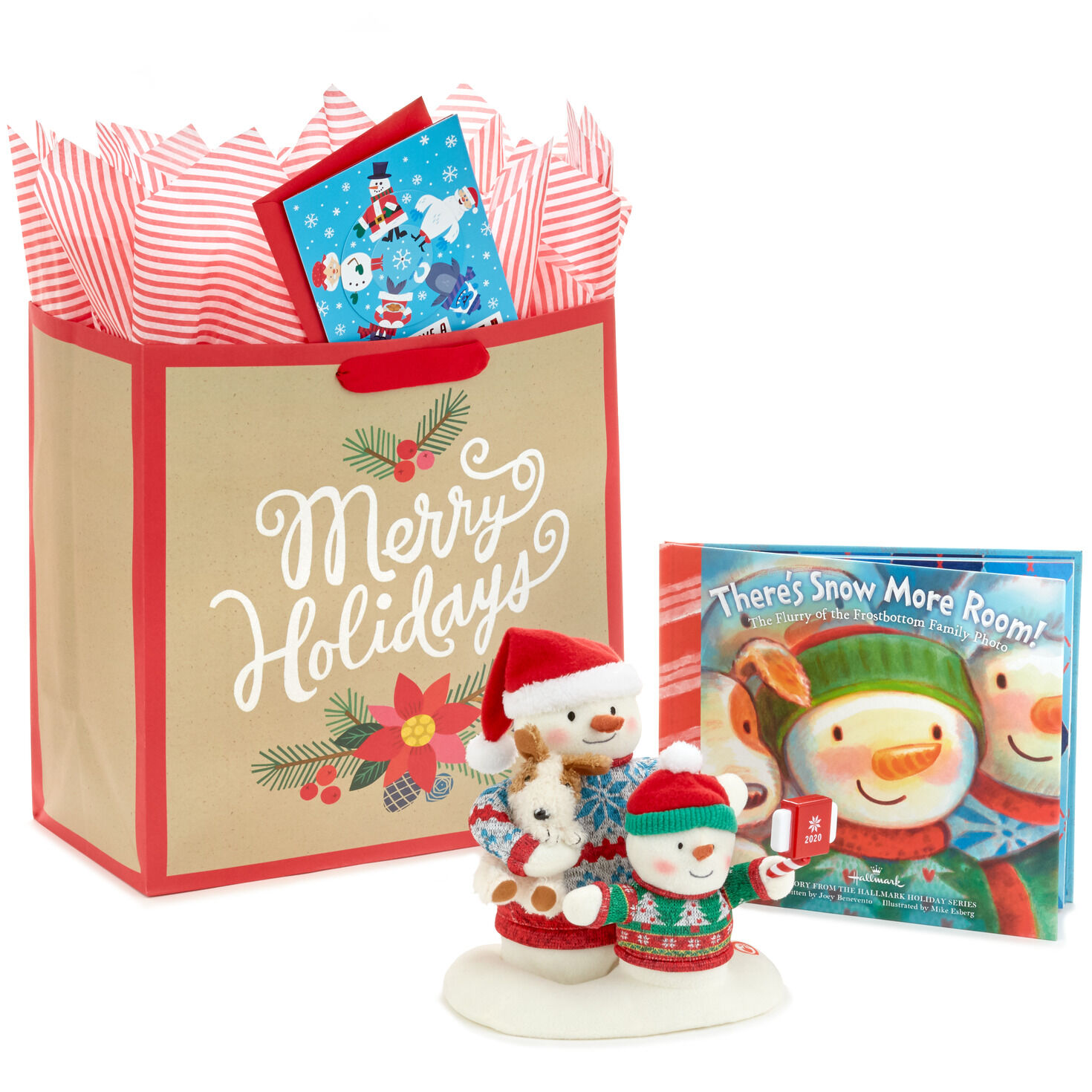 holiday time animated stuffed holiday goat