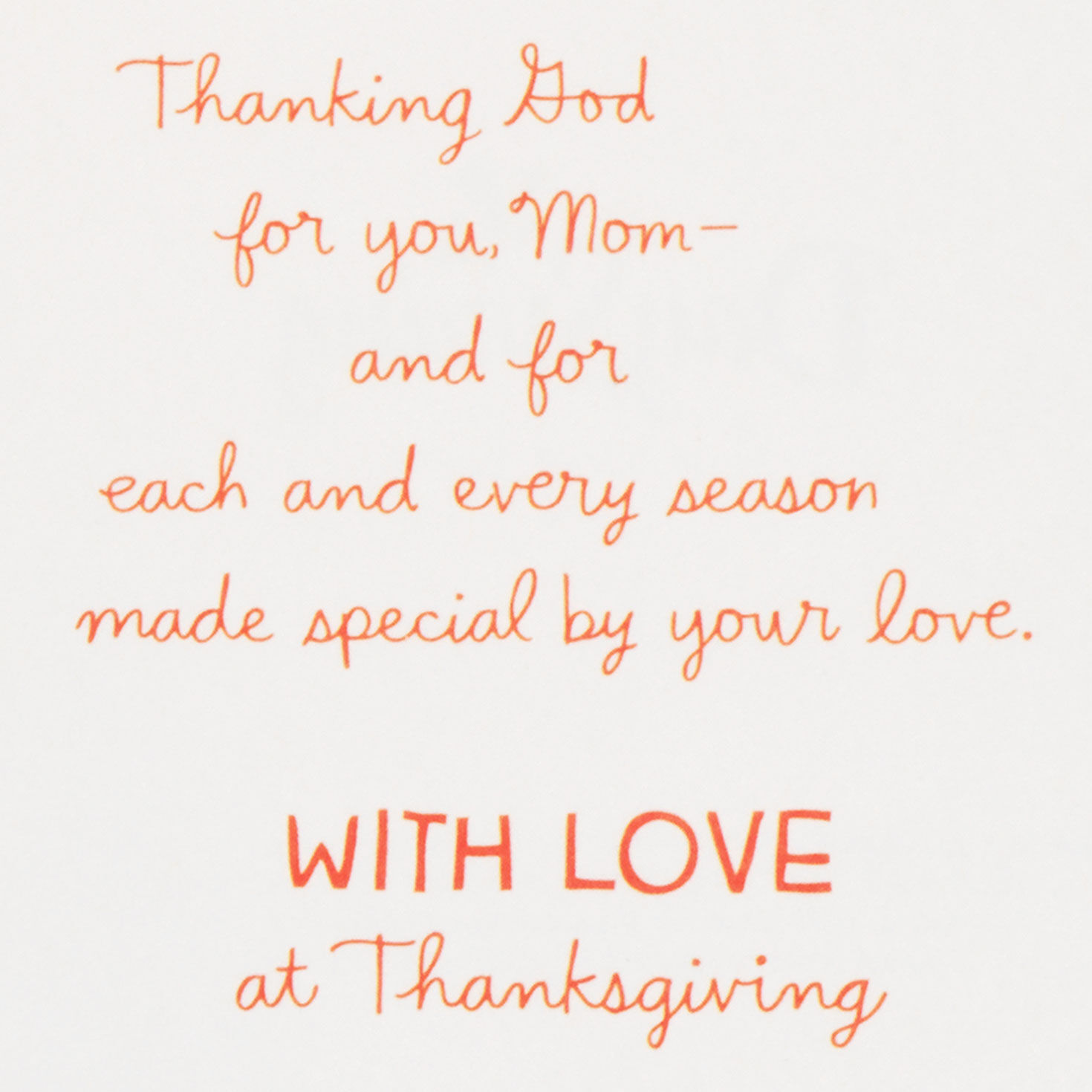 Flowers in Pot Religious Thanksgiving Card for Mom sentiment image number 3