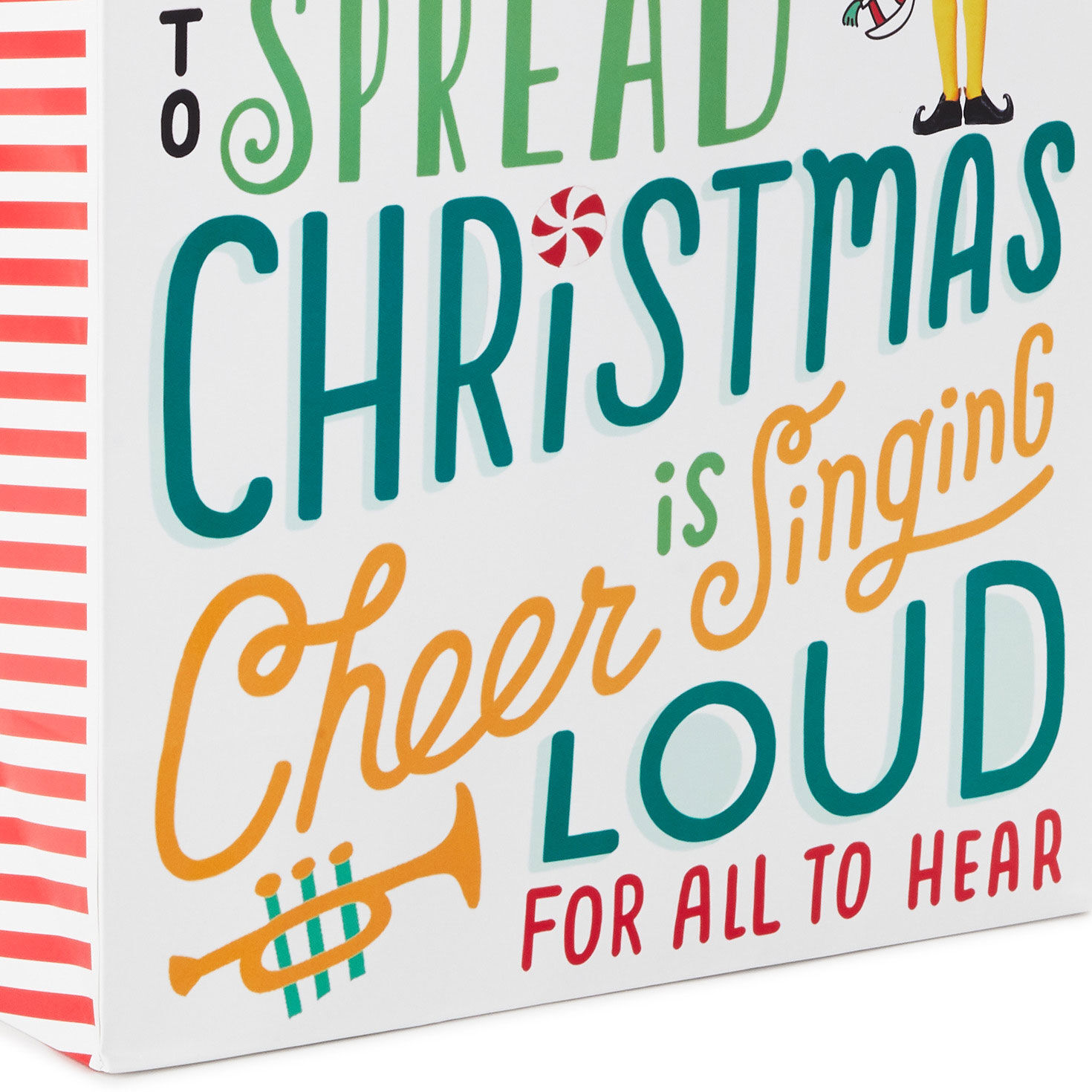 13" Buddy the Elf™ Christmas Cheer Large Gift Bag With Tissue Paper for only USD 7.99 | Hallmark