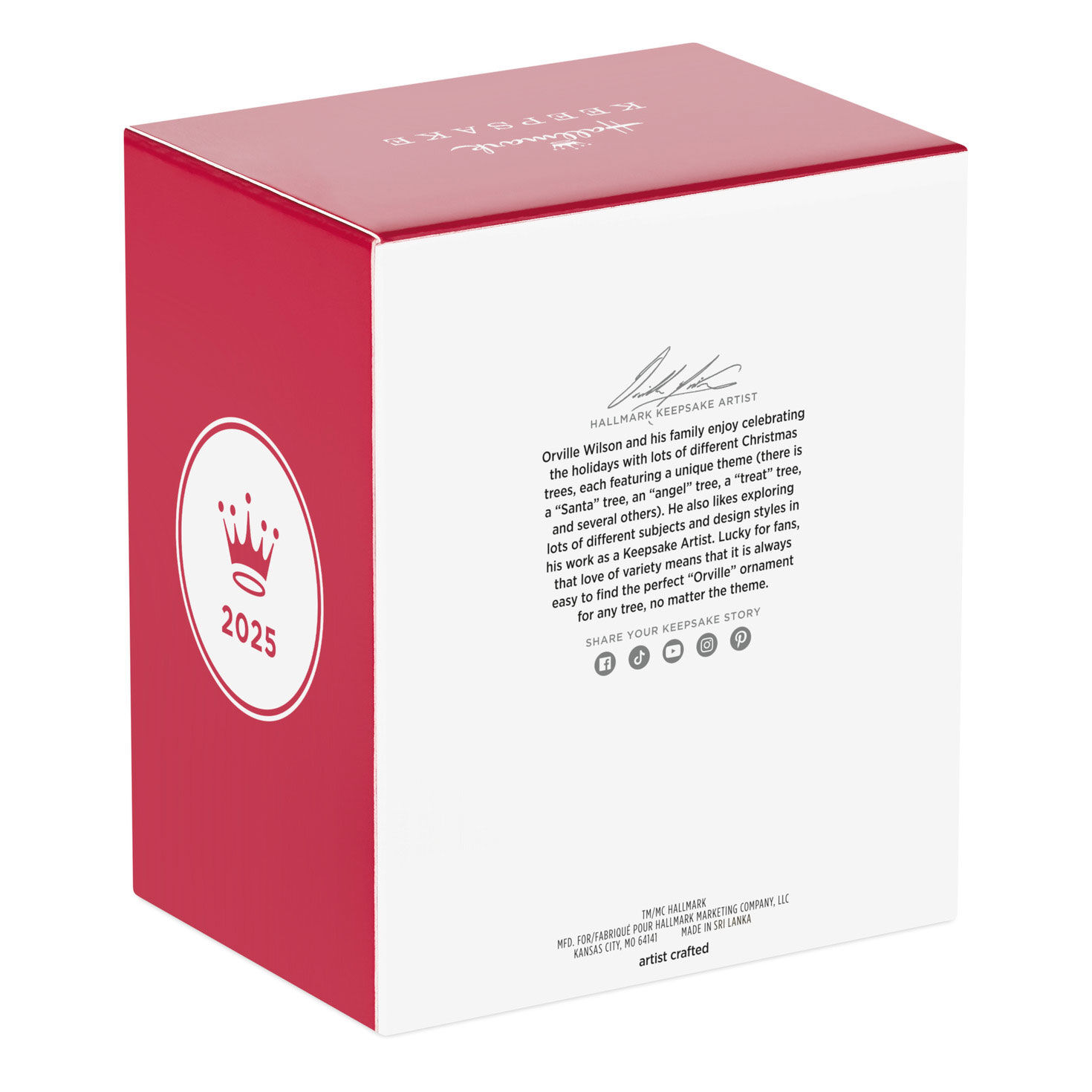 Shark Week Shark Keepsake Ornament Package Back image number 8