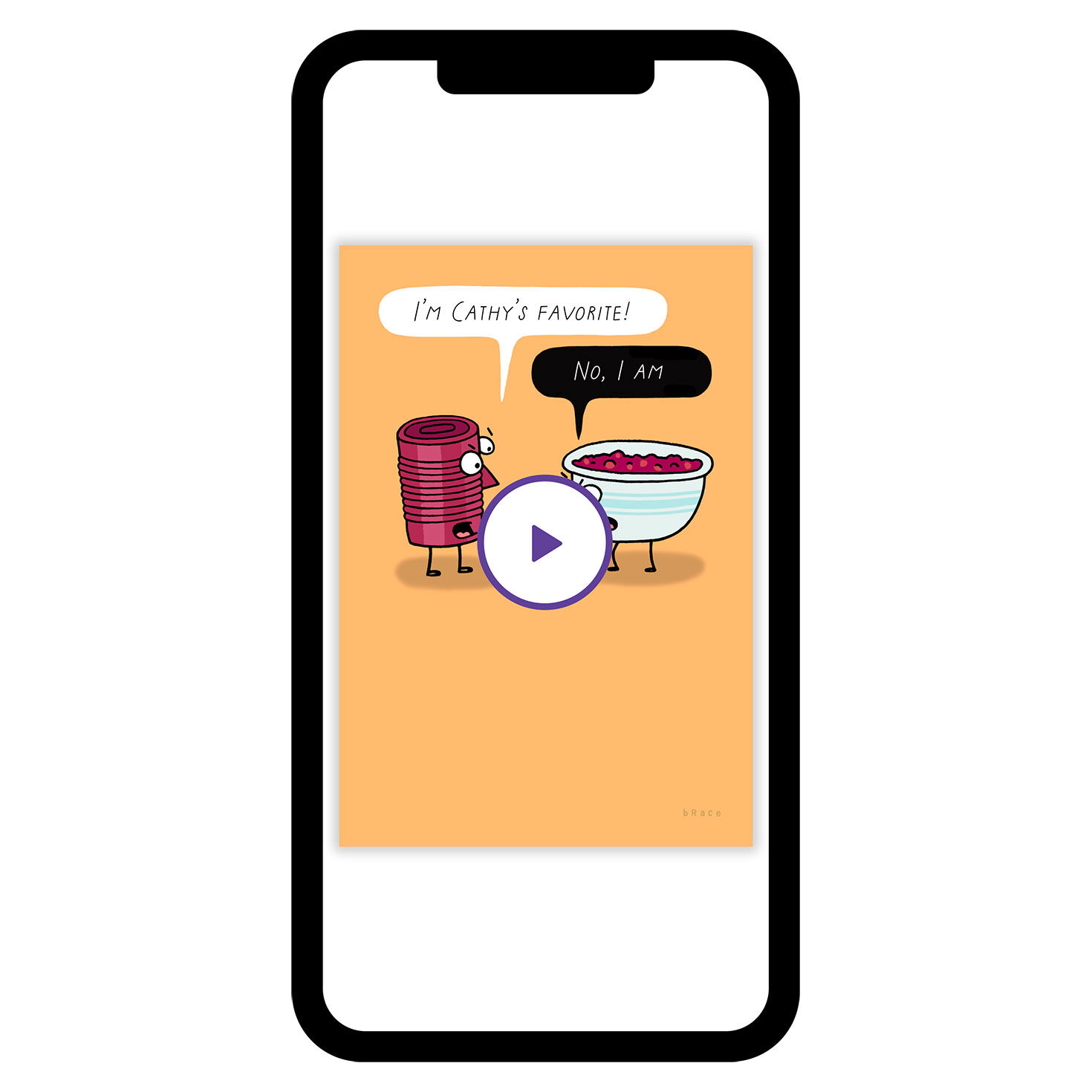 Cranberry Sauce Funny Thanksgiving eCard