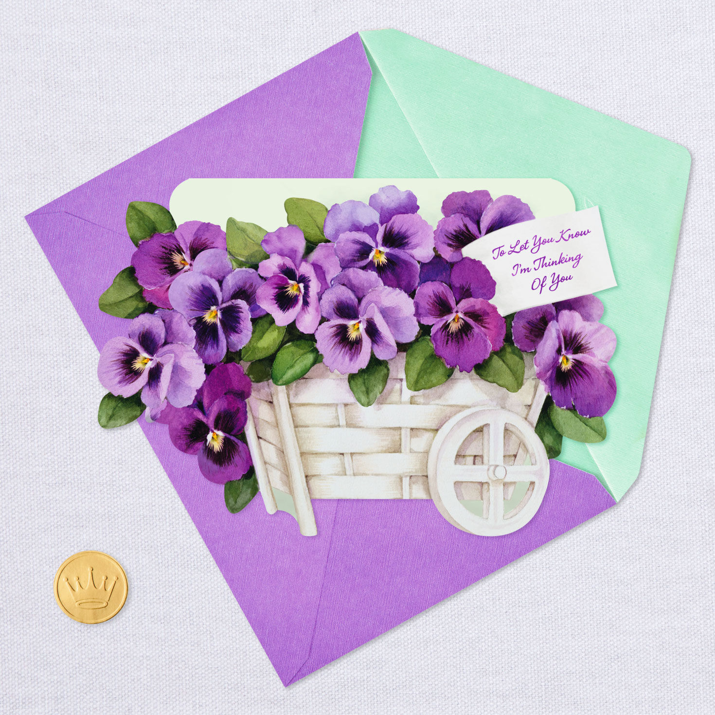 Pansy Thinking of You Card for only USD 2.99 | Hallmark