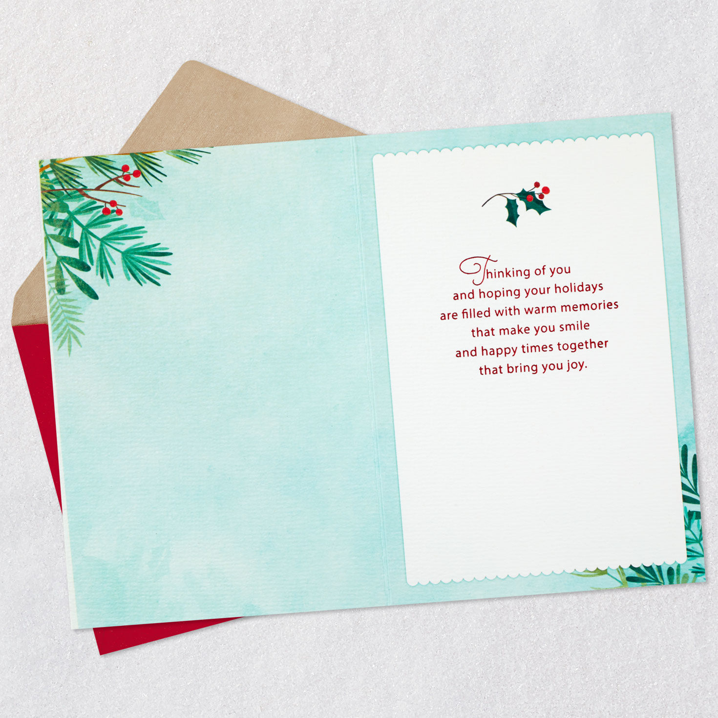 Warm Memories and Happy Times Christmas Card for Both, , large image number 3