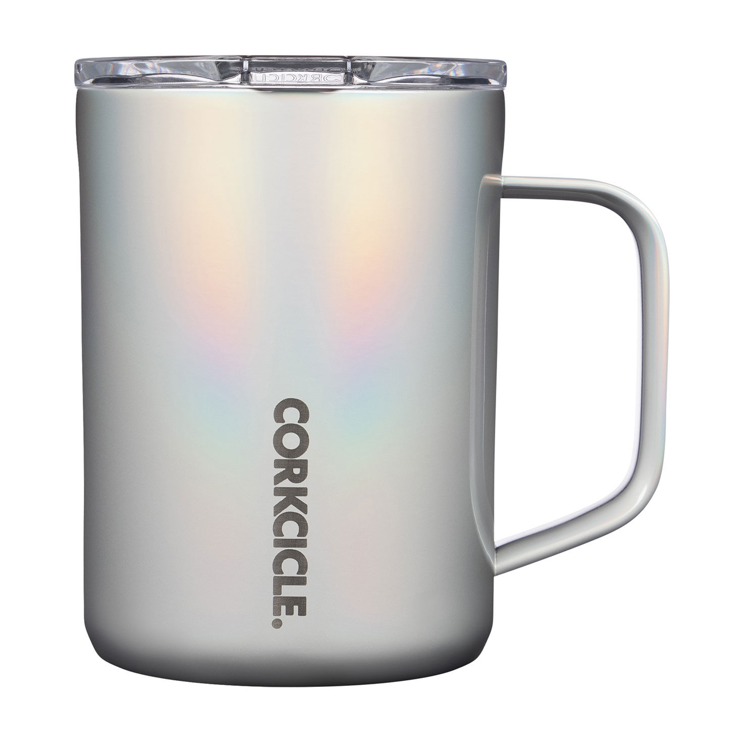BJPKPK 14oz Coffee Mug with Handle 2 Pack,Stainless Steel Insulated Coffee Mug with Splash Proof Lid-Gray 