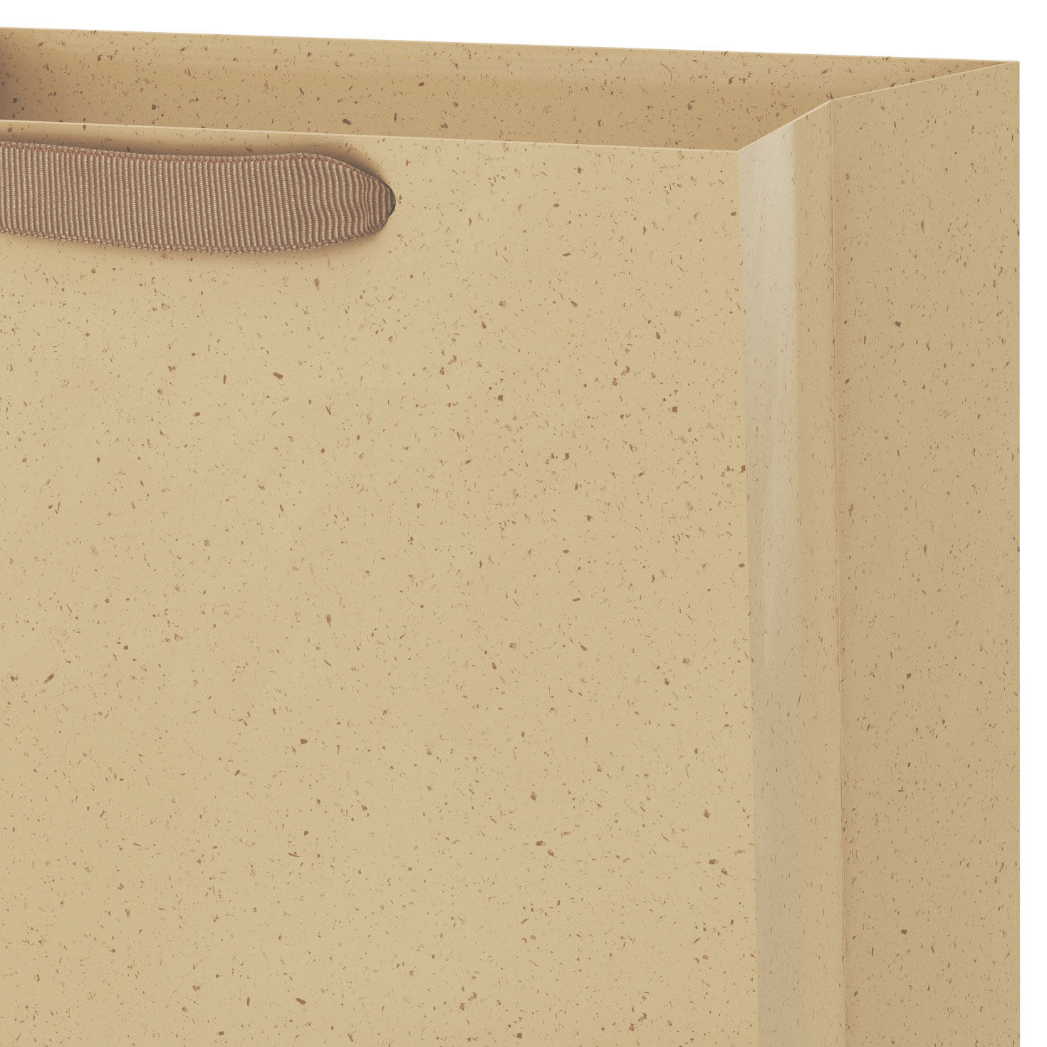 Brown Paper Large Gift Bag for DIY Decorating Handle Detail image number 4