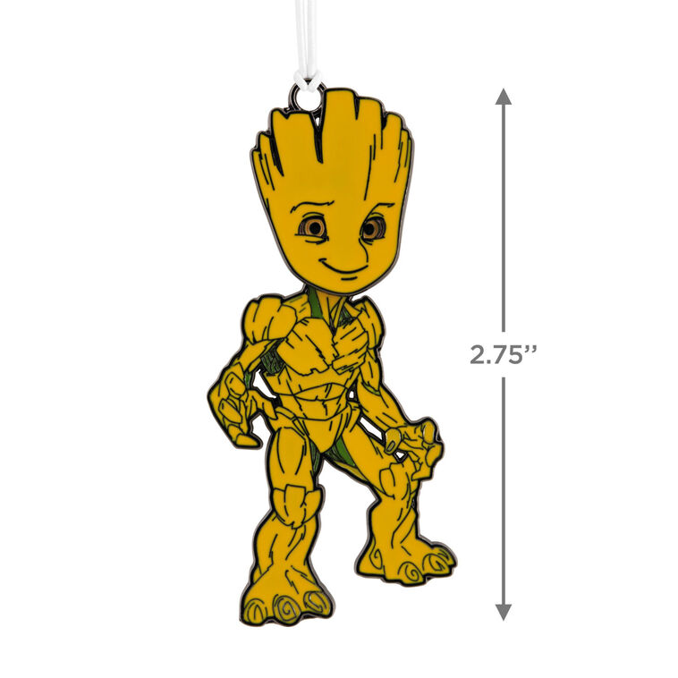 Marvel Groot Moving Metal Hallmark Ornament, , large image number 3
