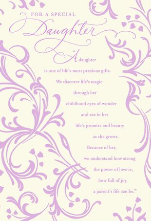 You Are A Precious Gift Birthday Card For Daughter Greeting