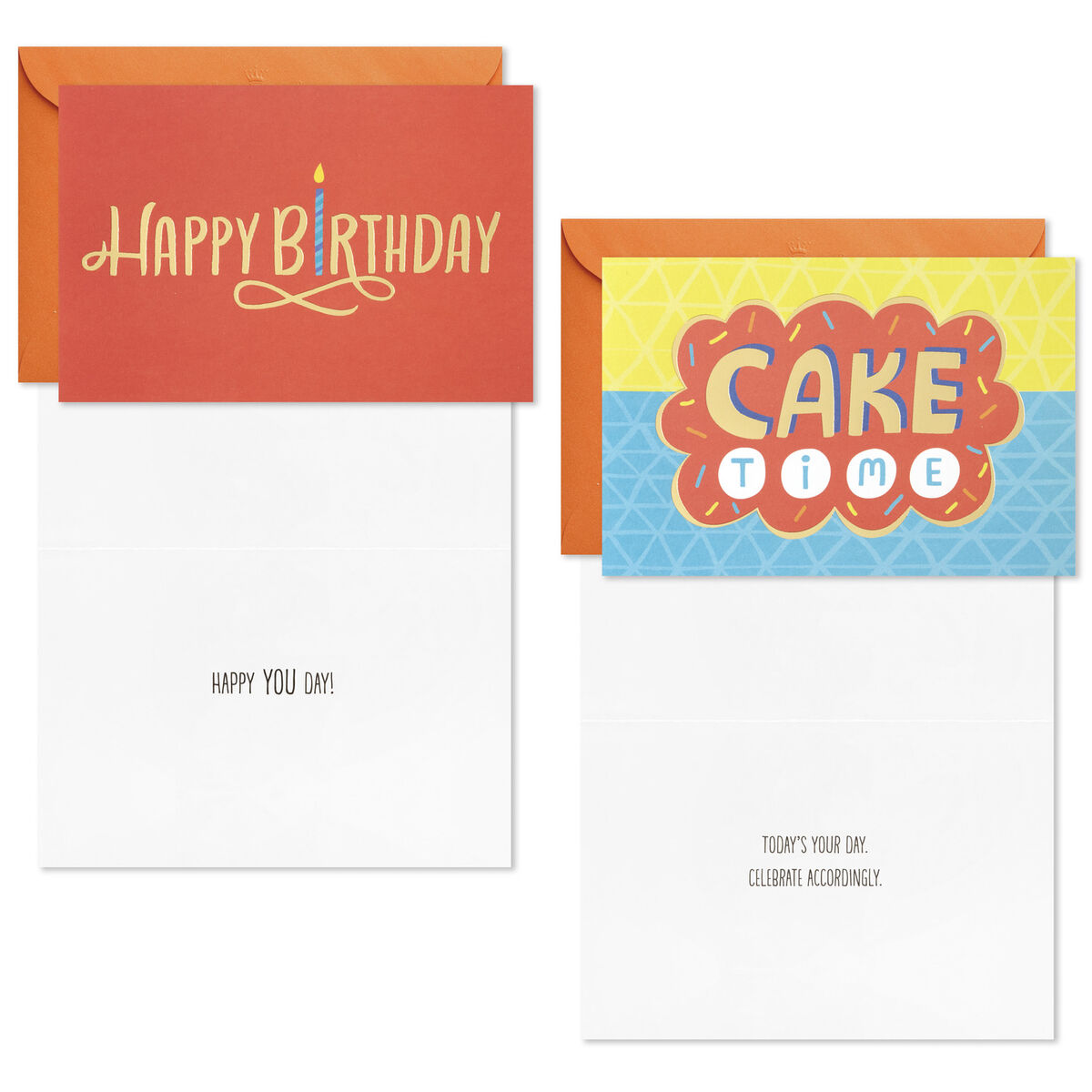 Cake and Candles Time Assorted Birthday Cards, Box of 36 - Boxed Cards ...