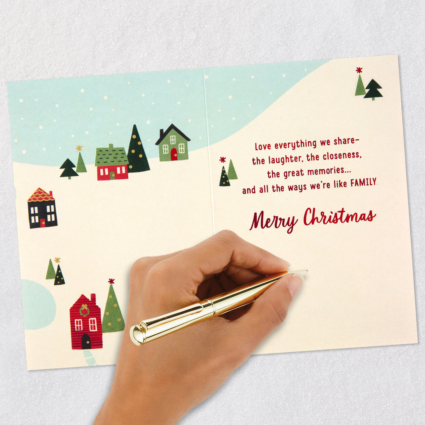 Love All the Ways We're Like Family Christmas Card for only USD 4.59 | Hallmark